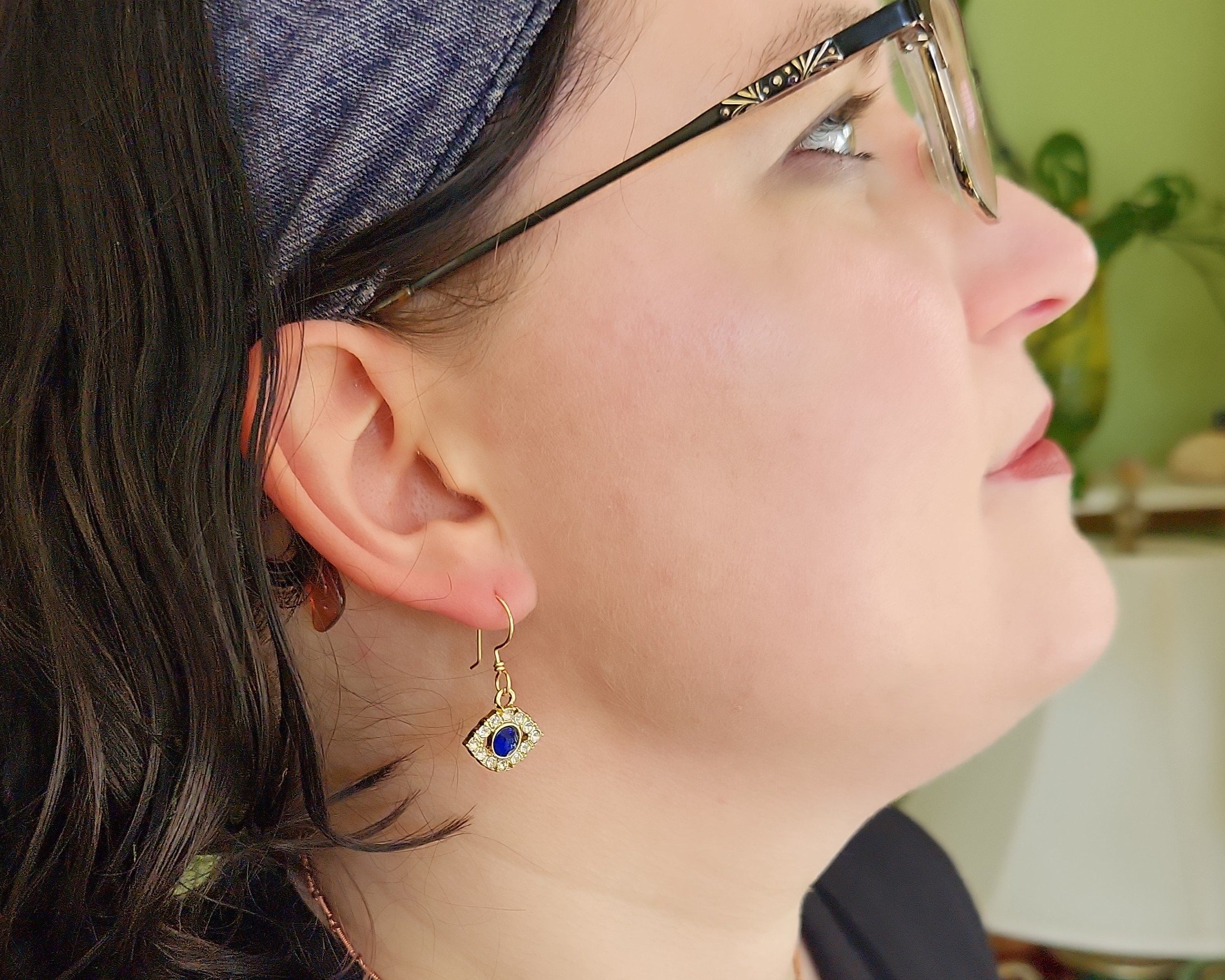 Earrings modeled by Joy Kizior Earrings modeled by Joy Kizior