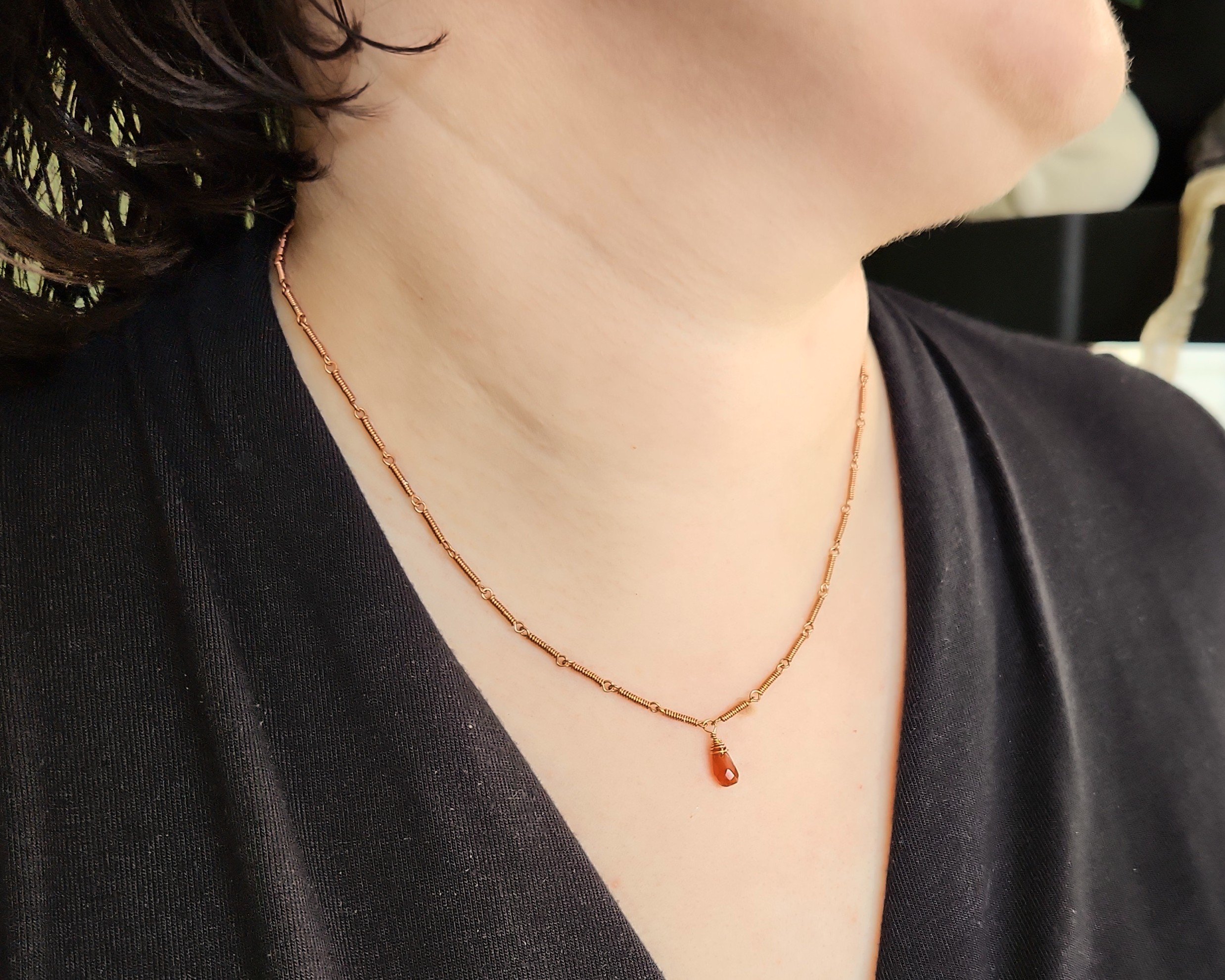 Necklace modeled by Joy Kizior Necklace modeled by Joy Kizior