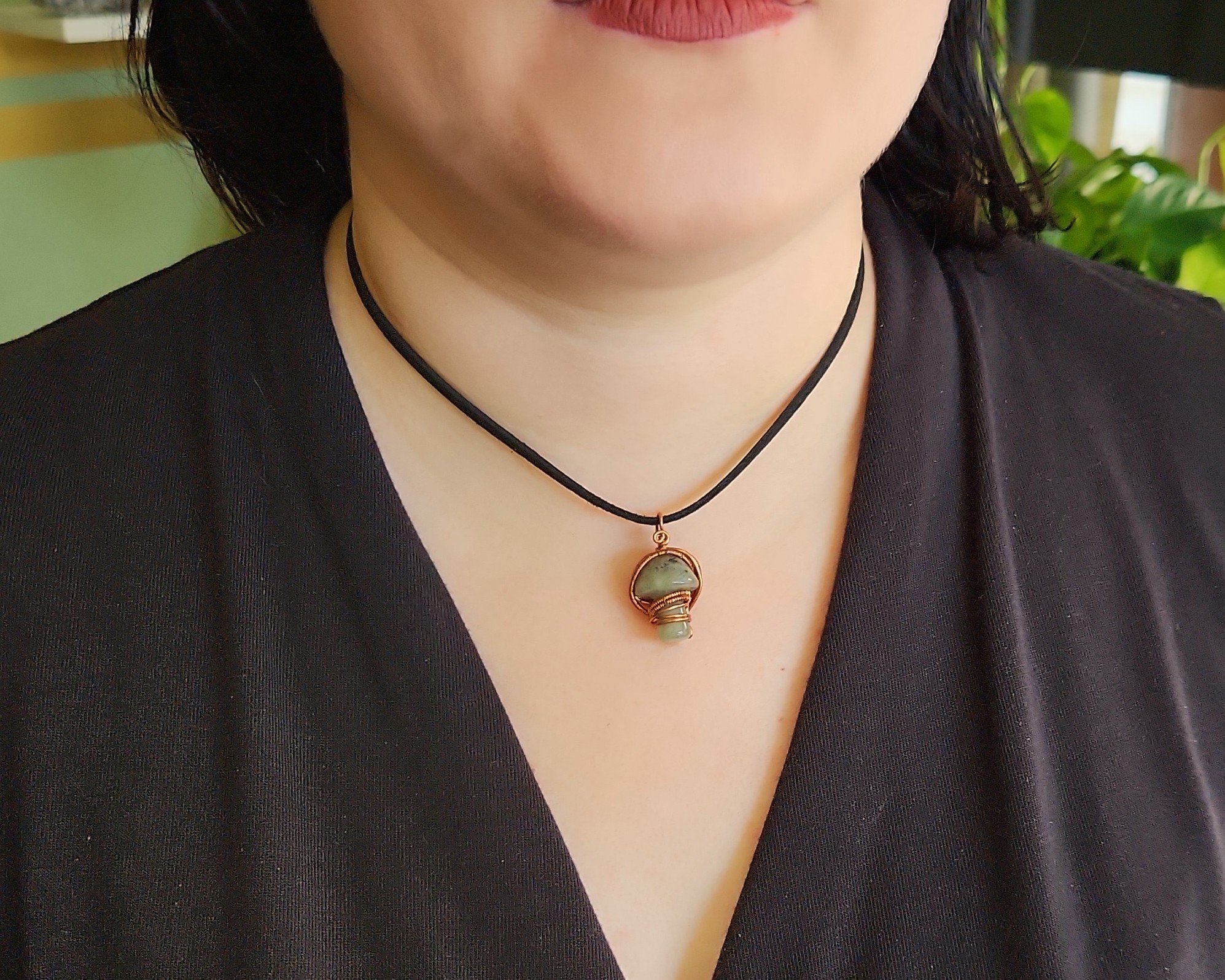 Pendant modeled by Joy Kizior Pendant modeled by Joy Kizior