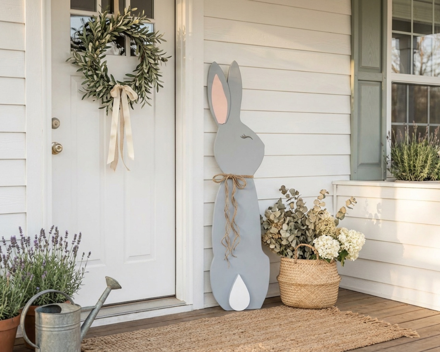 Home & Living :: Home Decor :: 3D detailed wooden porch leaner sitting ...