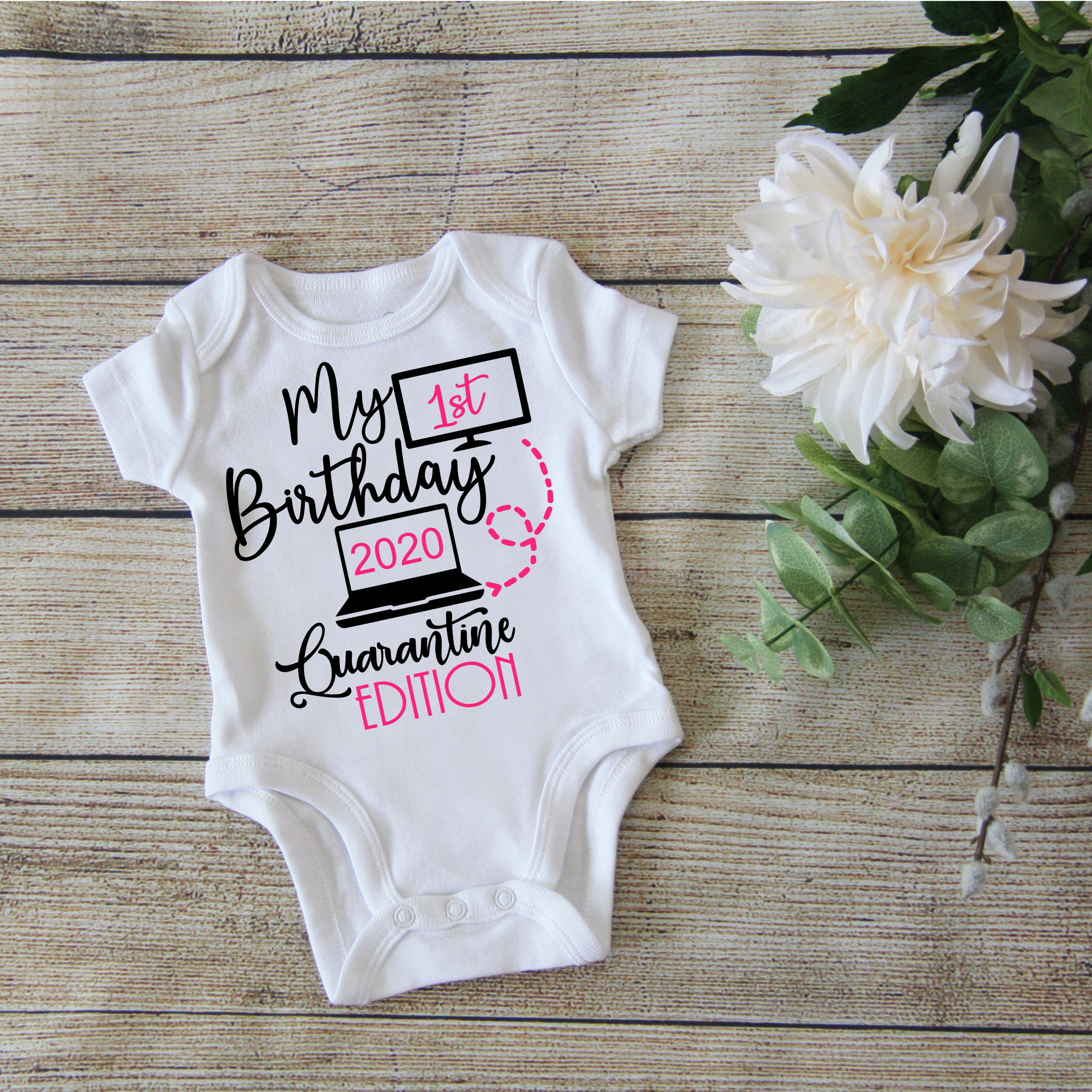 Clothing :: Kids & Baby :: My First Quarantine Birthday Shirt for Boy