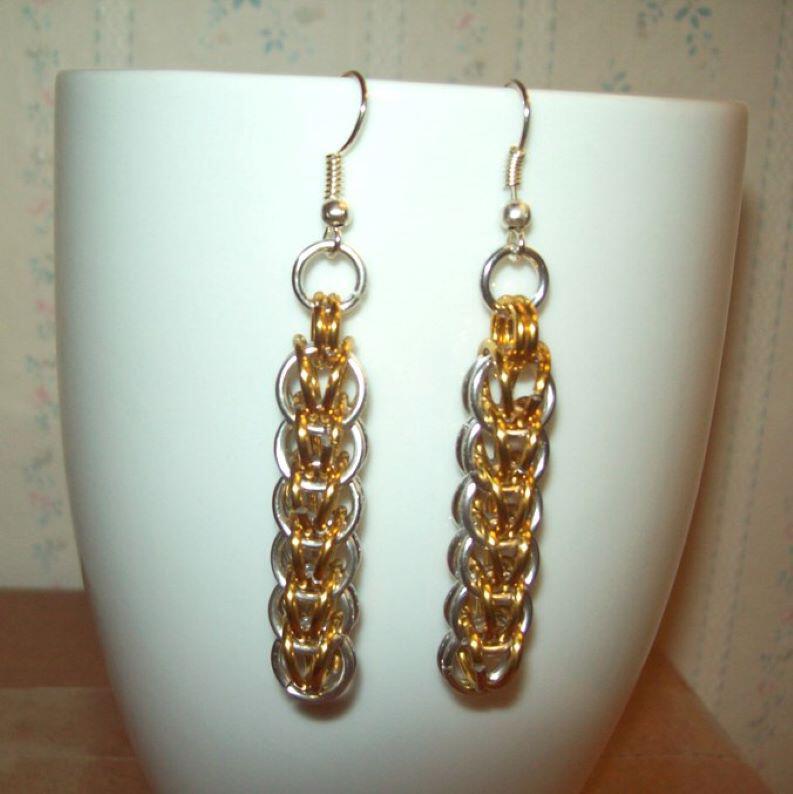 Chainmaille Full Persian Earrings