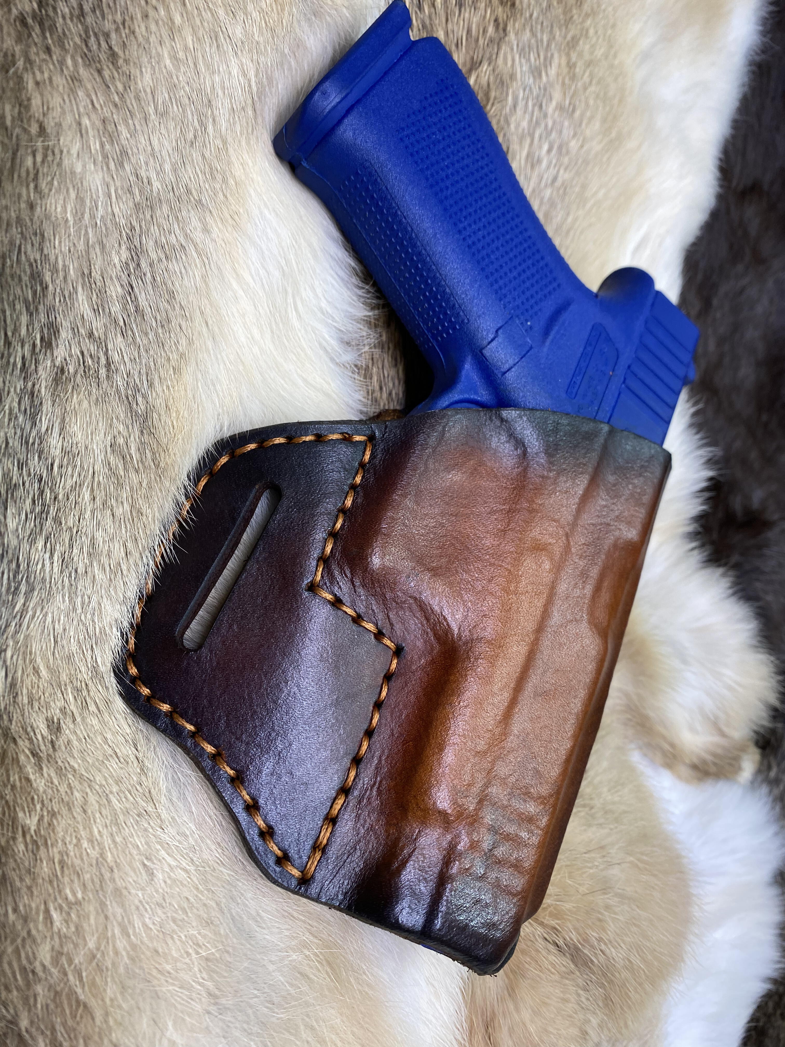 Handmade Leather Holster for Glock 48