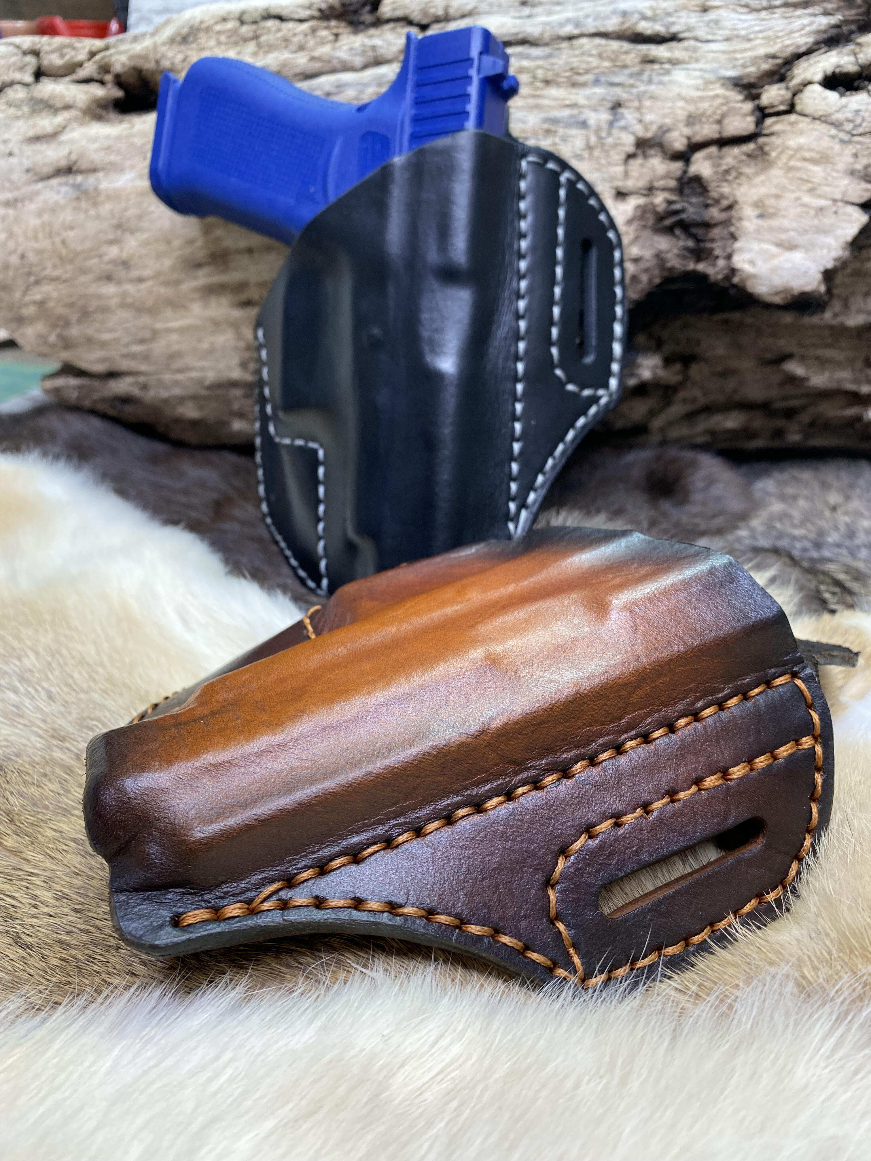 Handmade Leather Holster for Glock 48