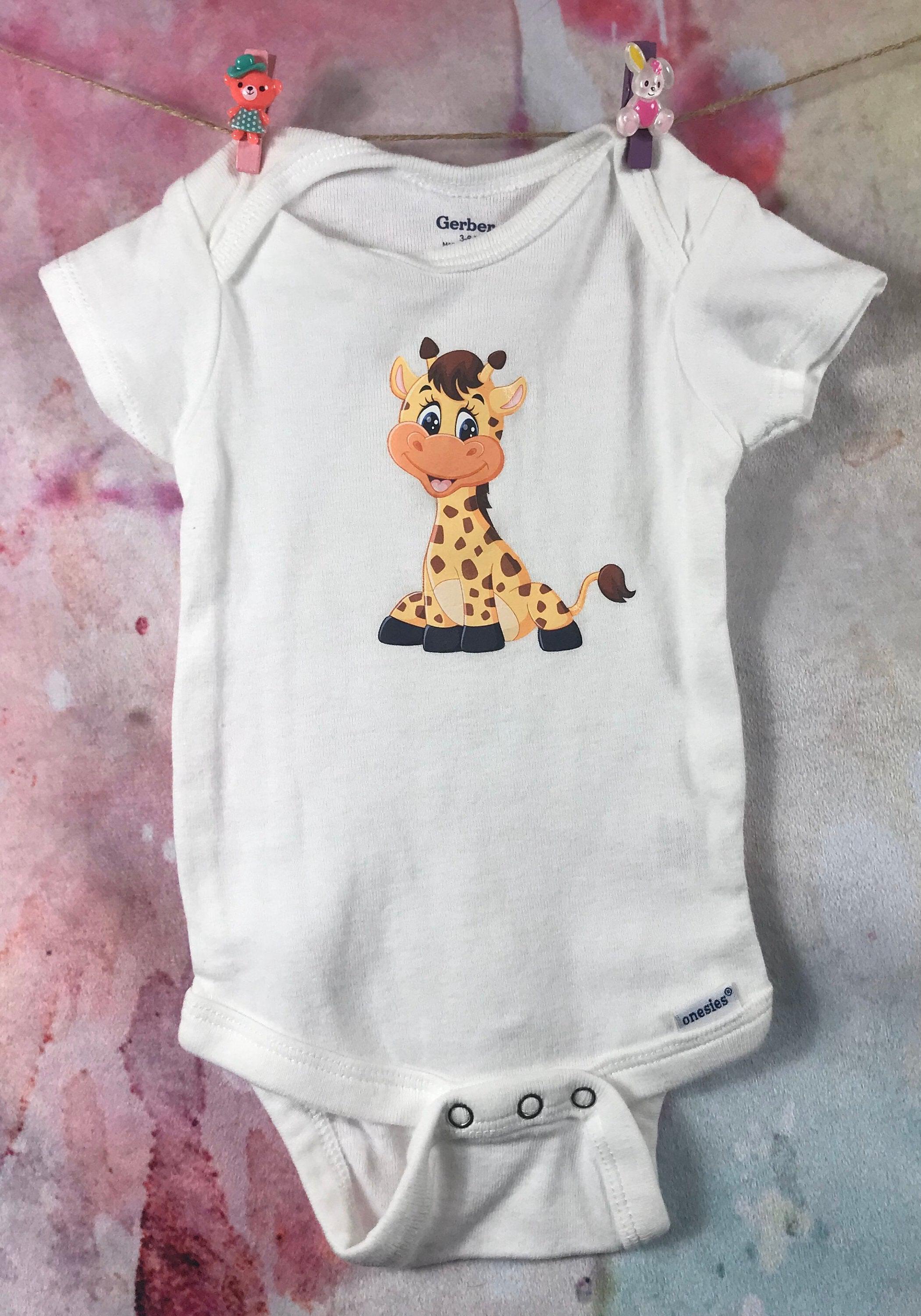 Clothing Giraffe Baby Bodysuit, Giraffe Themed Shower Gift, Unisex