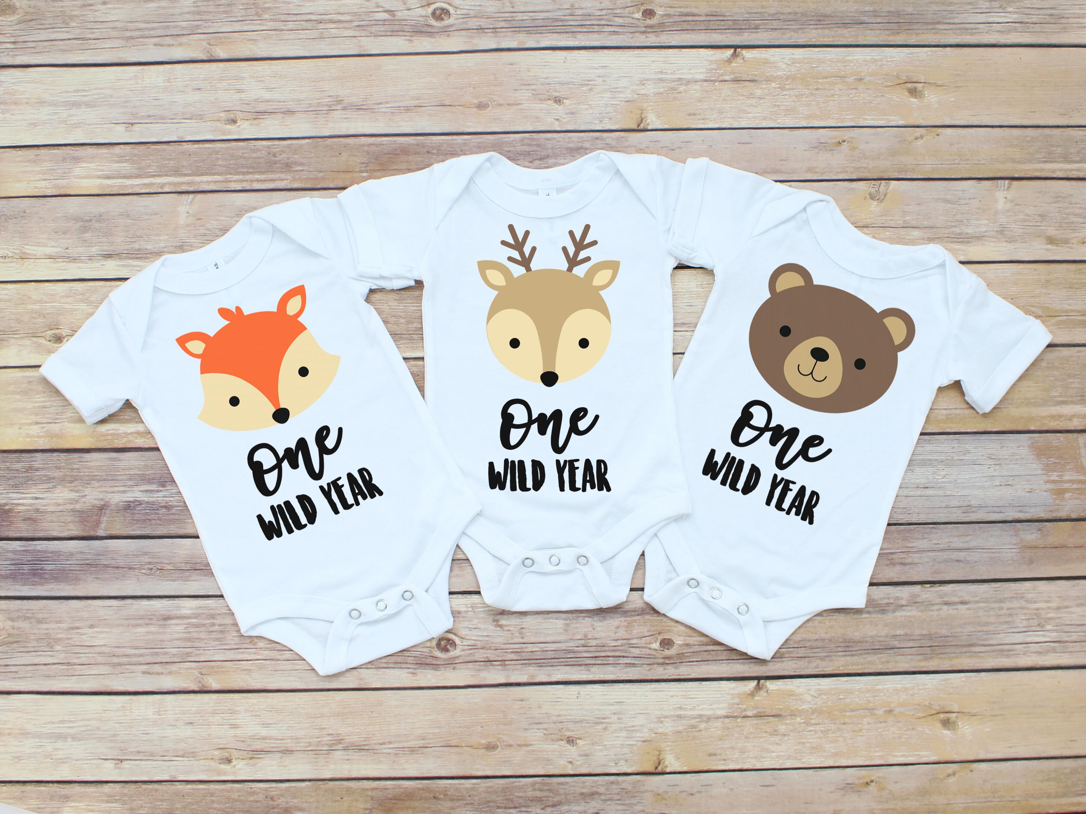 triplet onesies