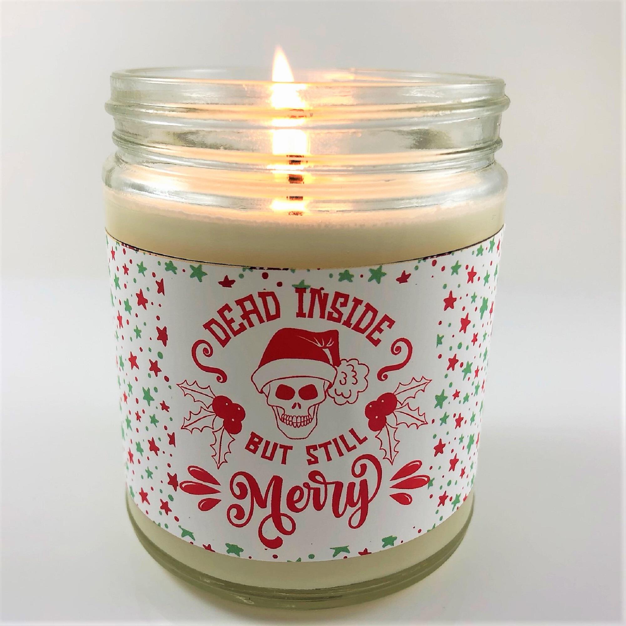 Home & Living Candles Candles Dead Inside But Still Merry