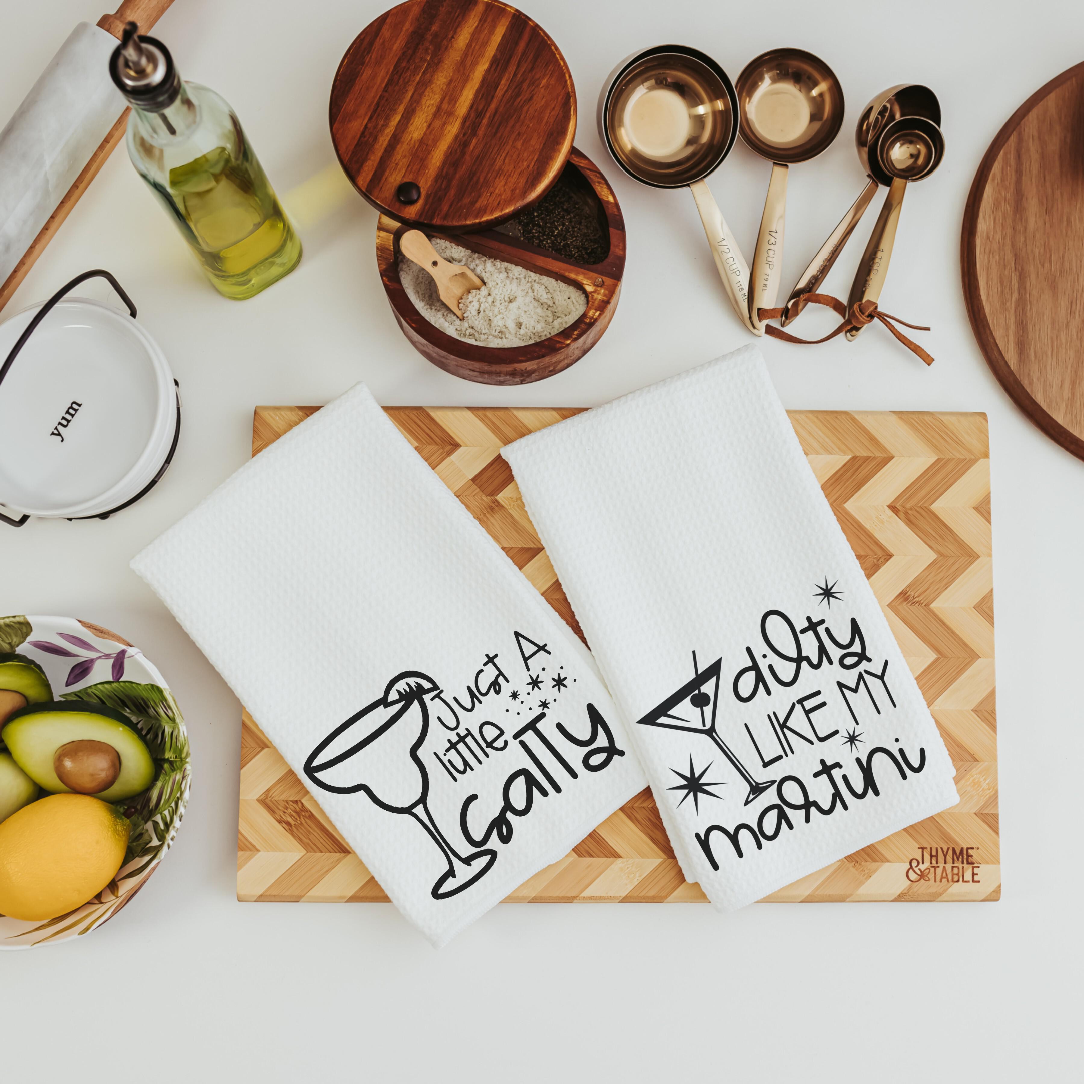 Funny Cocktail Kitchen Towels