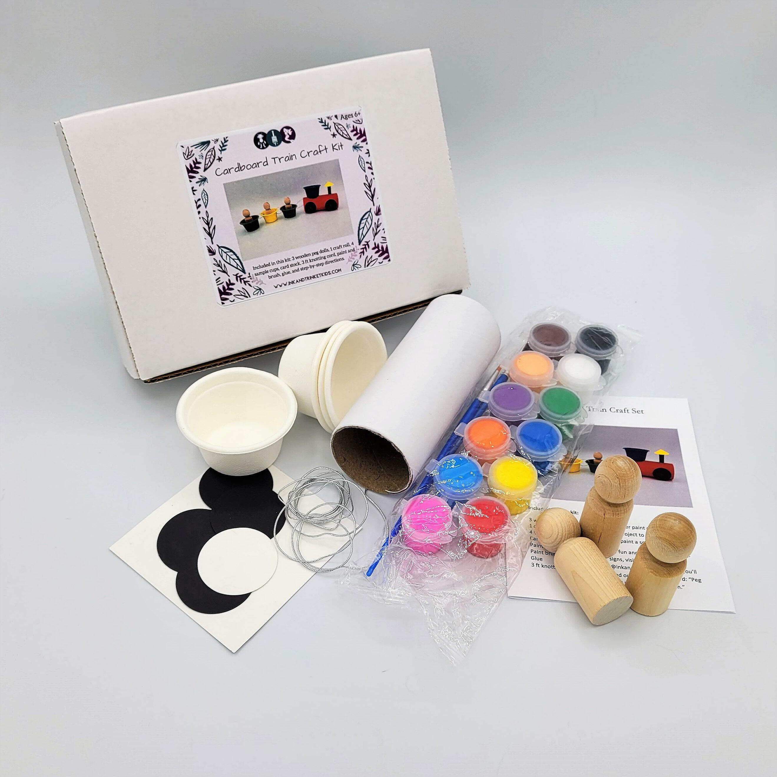 Craft Kits Jungle Bead Animals Craft DIY Kit DIY Crafts Gifts for Kids  Craft Kits for Kids Pony Bead Sets Kids Toys 
