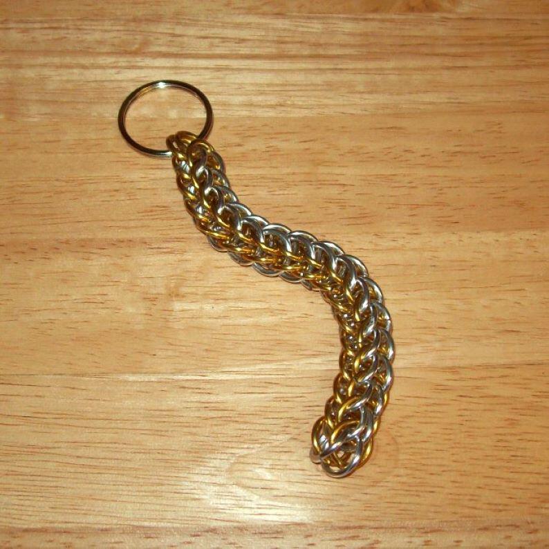 Chainmaille Full Persian Keychain