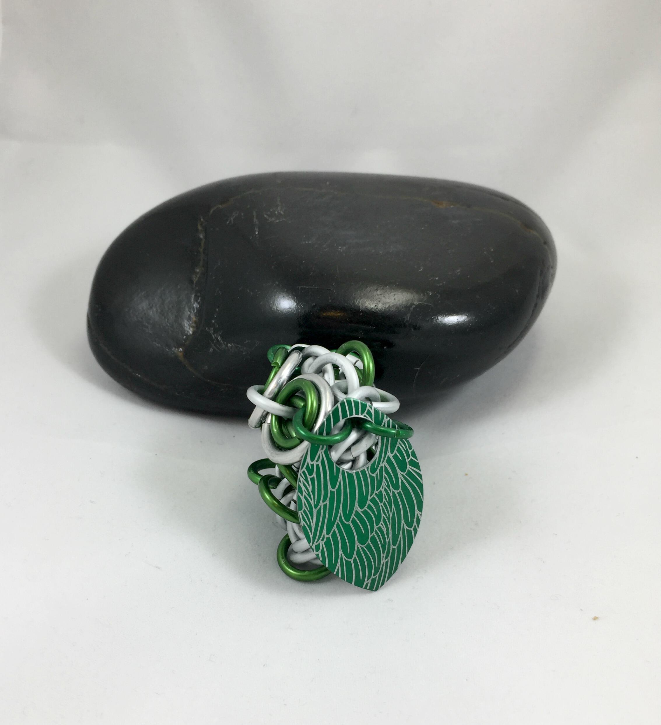 Green and White Owl