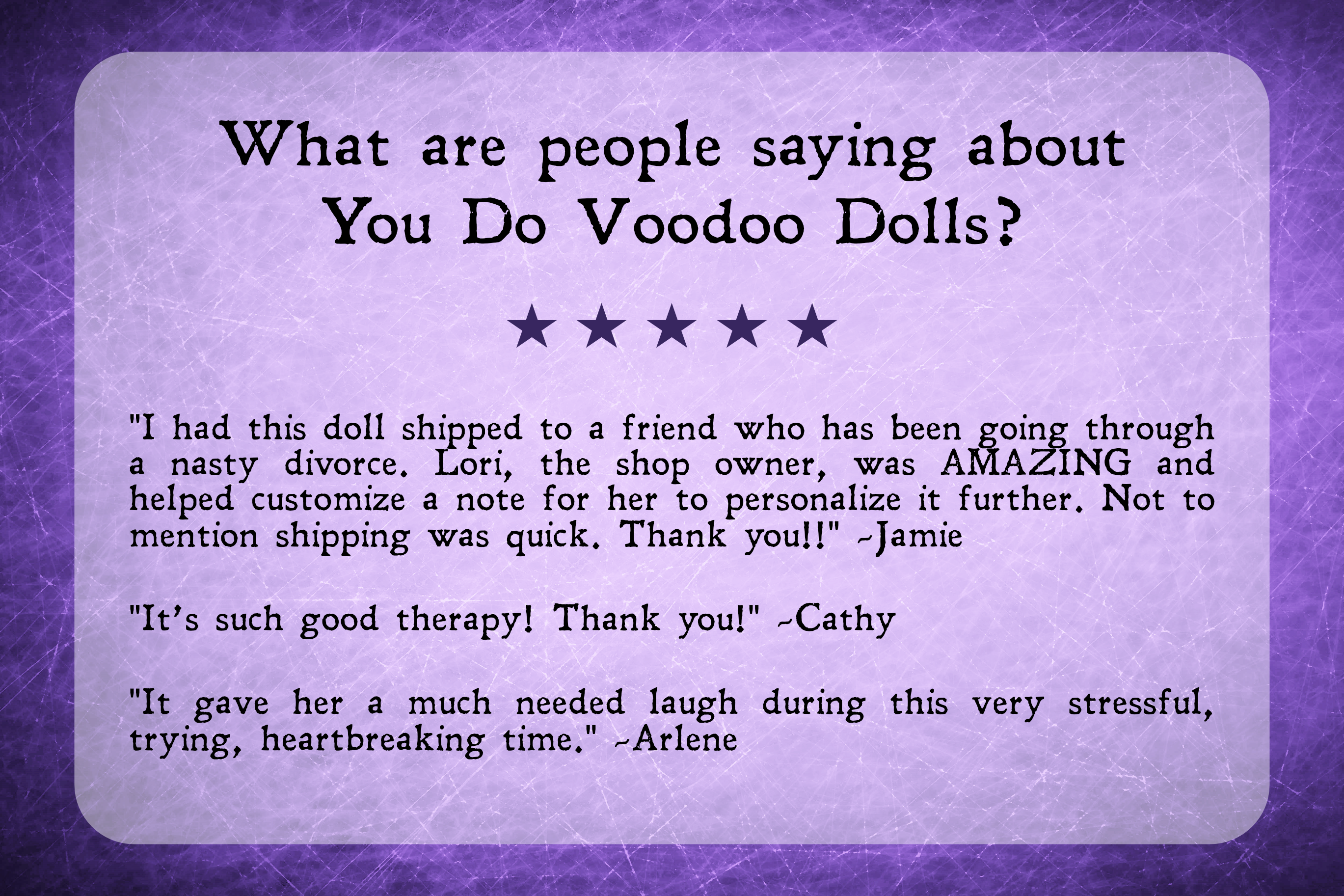 personalized voodoo dolls