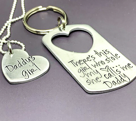 personalized fathers day necklace
