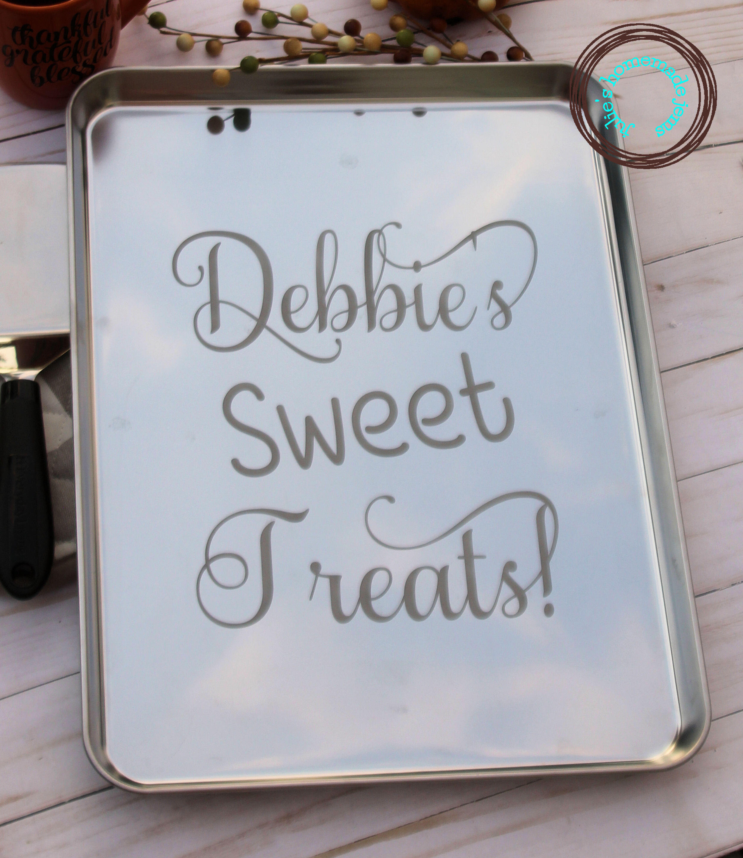 Stainless Steel Baking Sheet Etched With Custom Saying or Artwork, Non Toxic  and Healthy, Cookie Sheet, Sheet Tray 