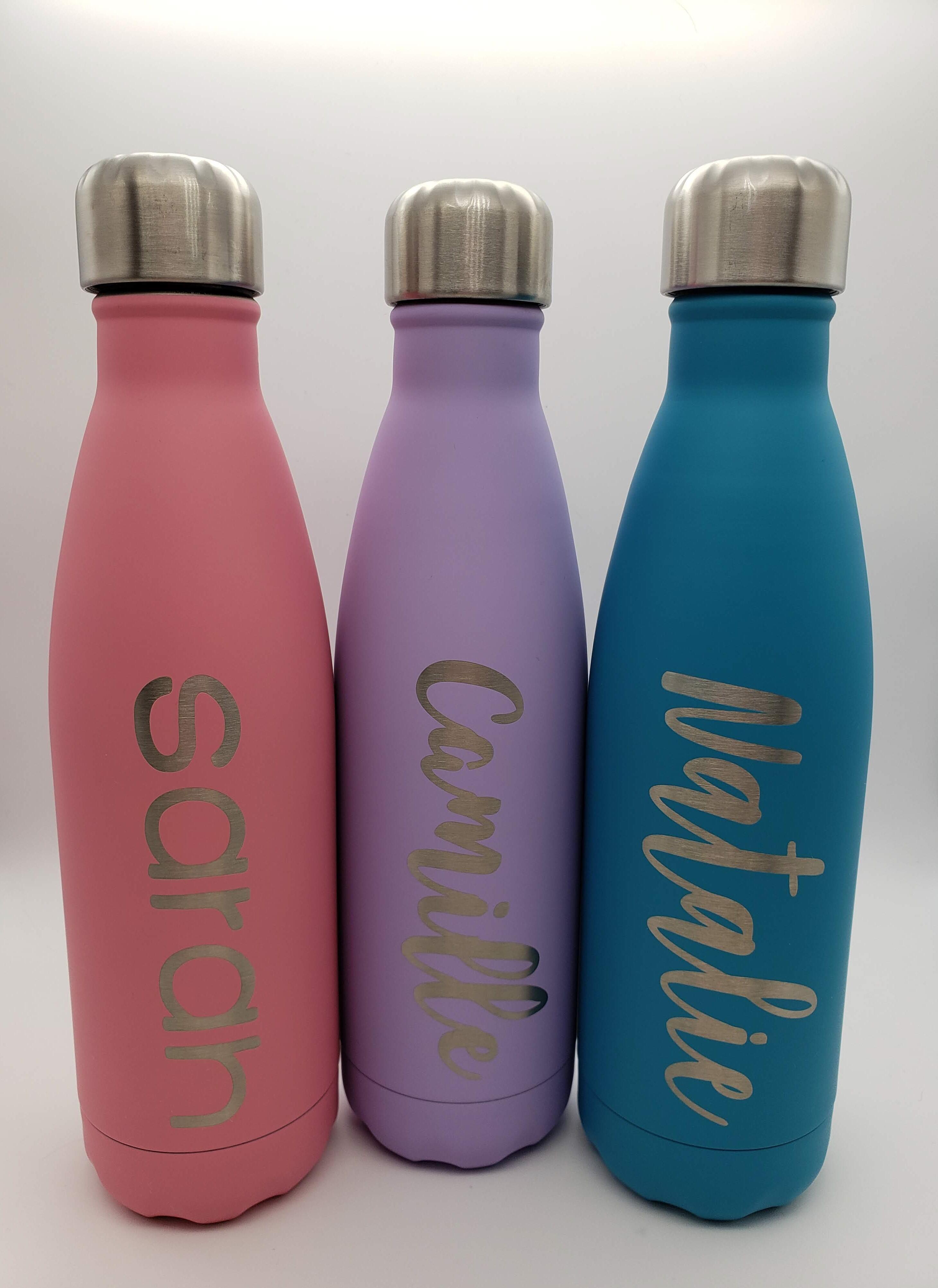 Personalized Engraved 17oz Stainless Steel Water Bottle Sunny Box