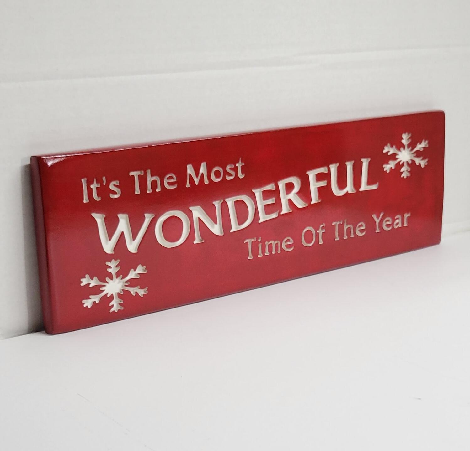 it's the most wonderful time of the year christmas sign