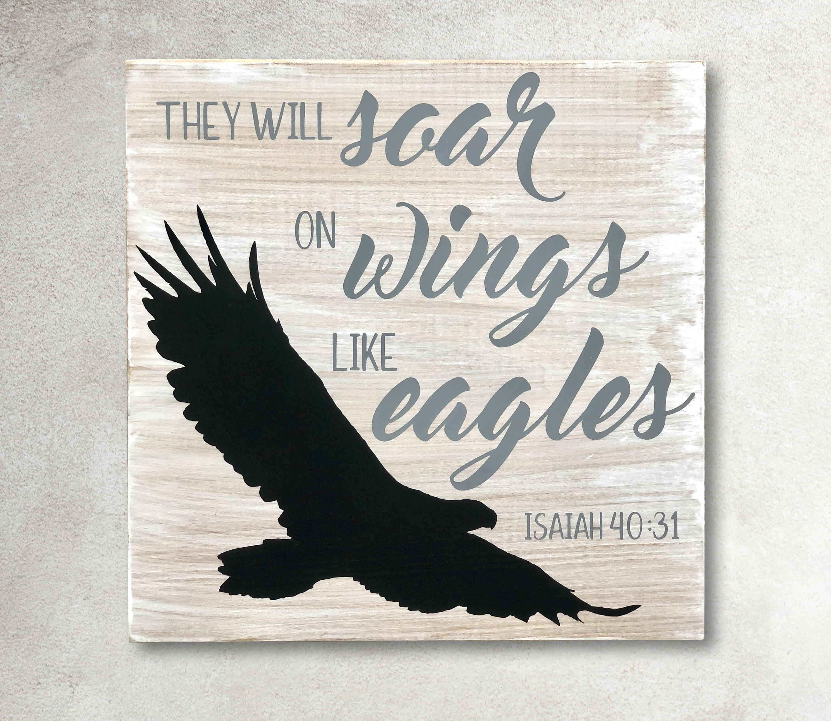 soar on eagles wings prayer