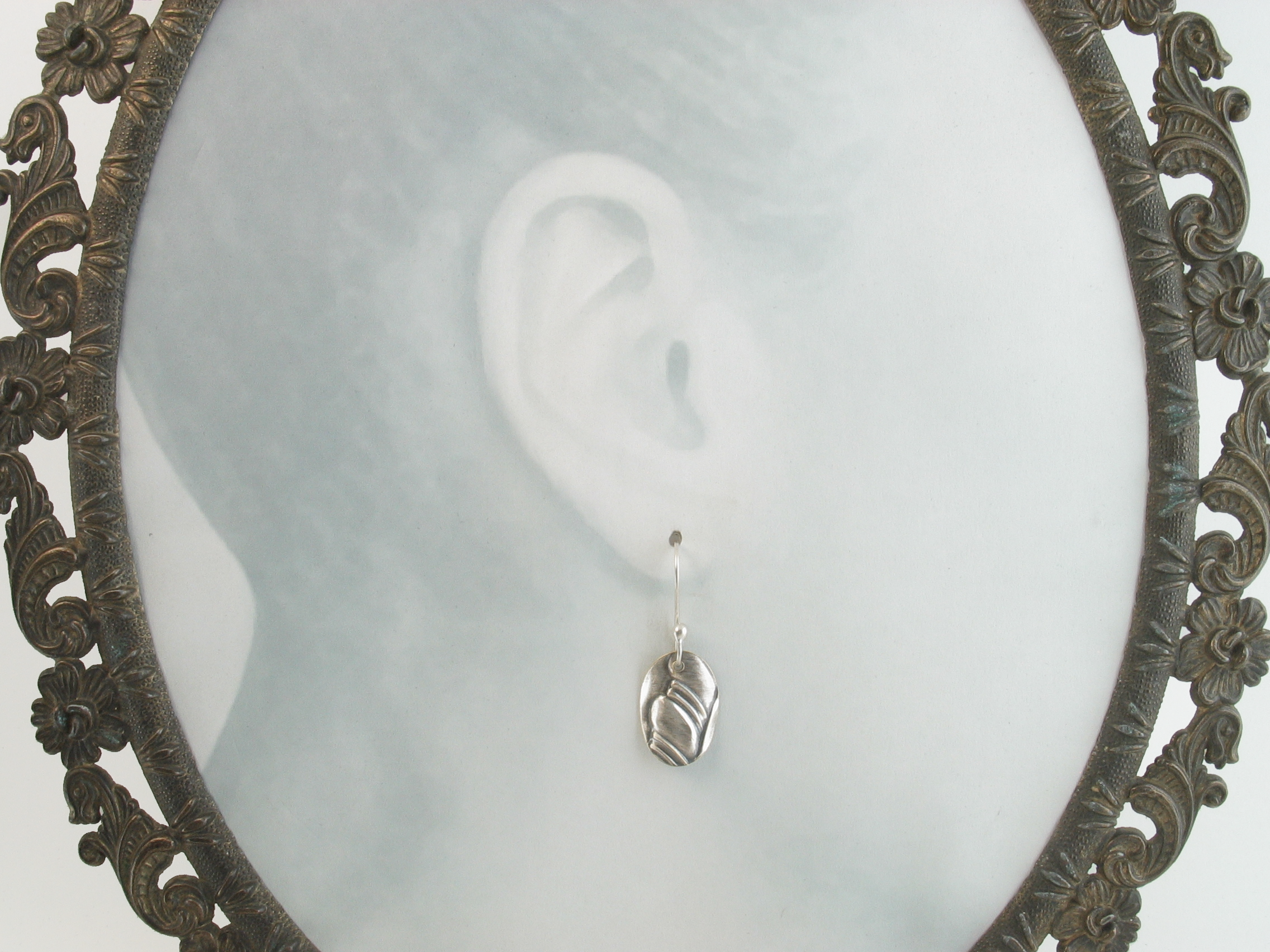 Minimalist Petite Silver Drop Earrings