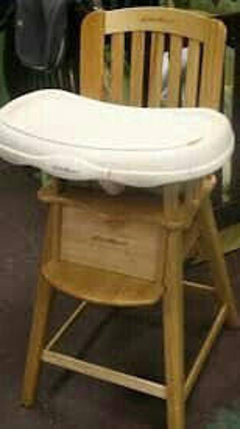 replacement wooden high chair pad 