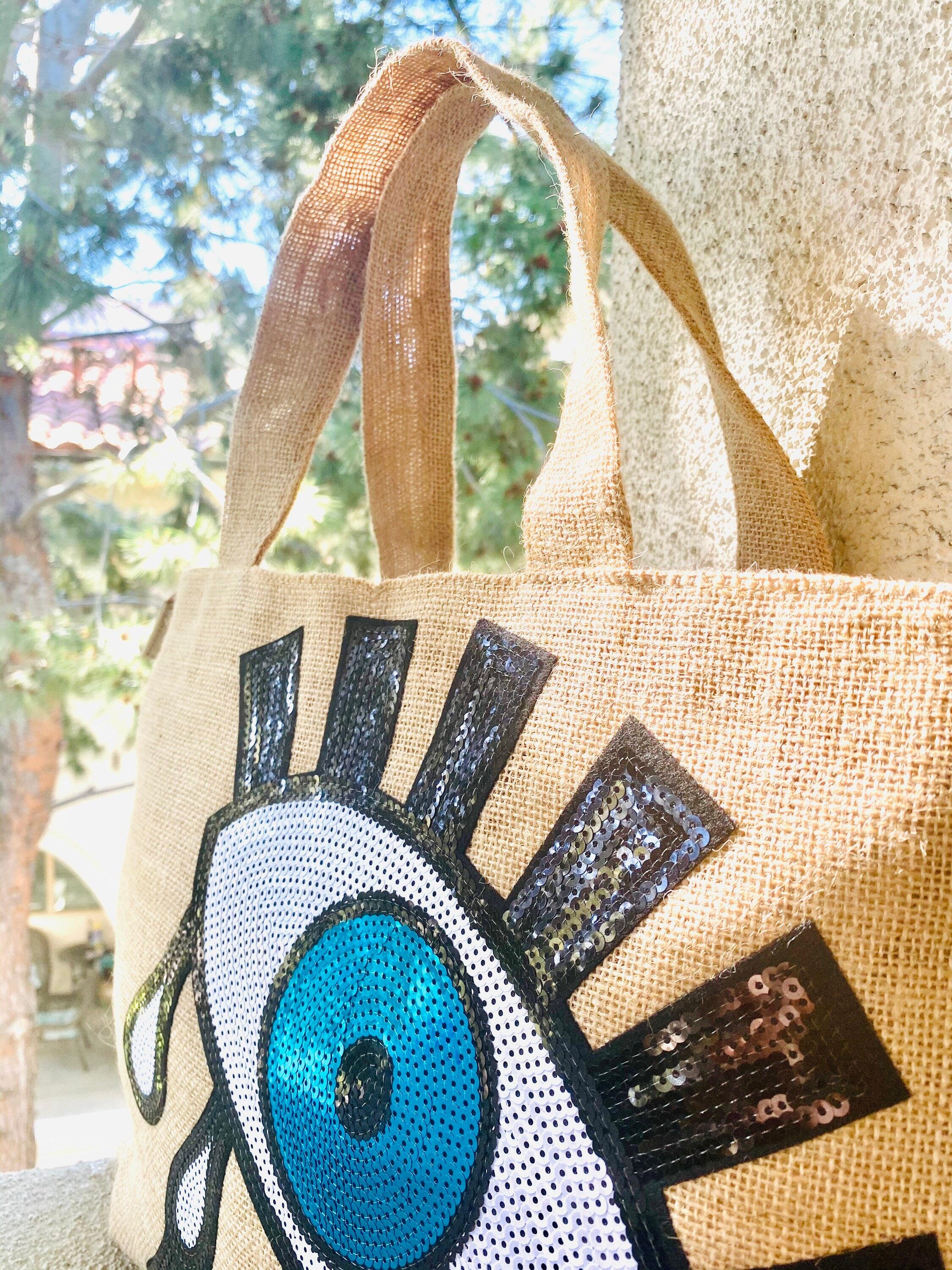 Evil eye 2025 beach bag