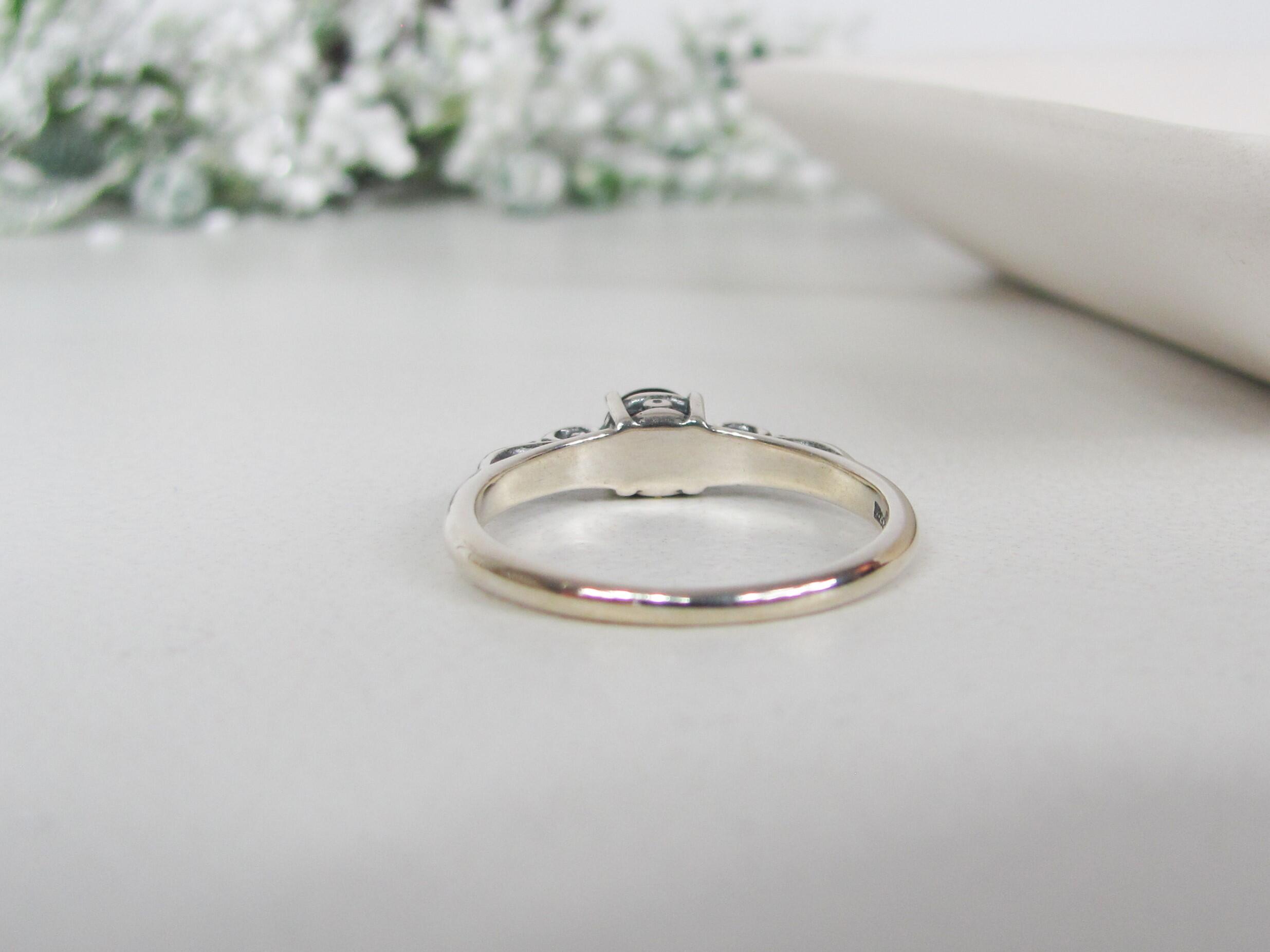 Garnet Birthstone Ring in Sterling Silver