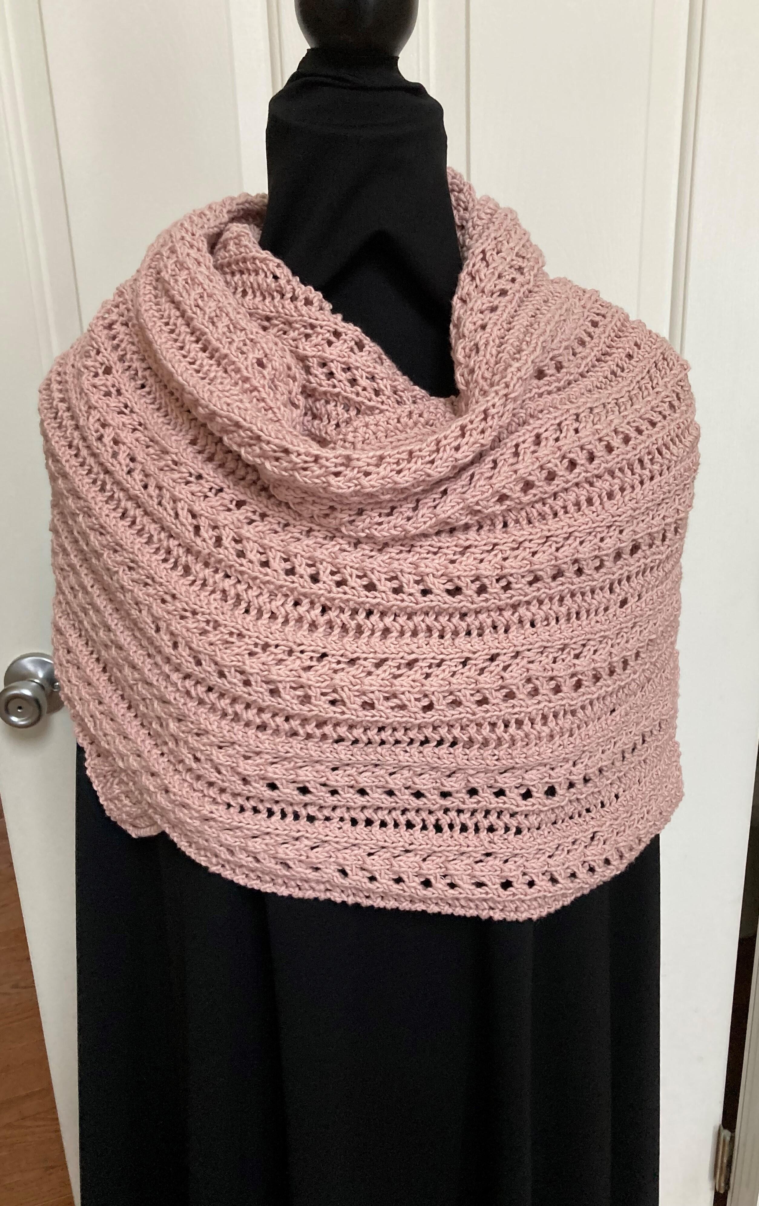 knit shawl lace