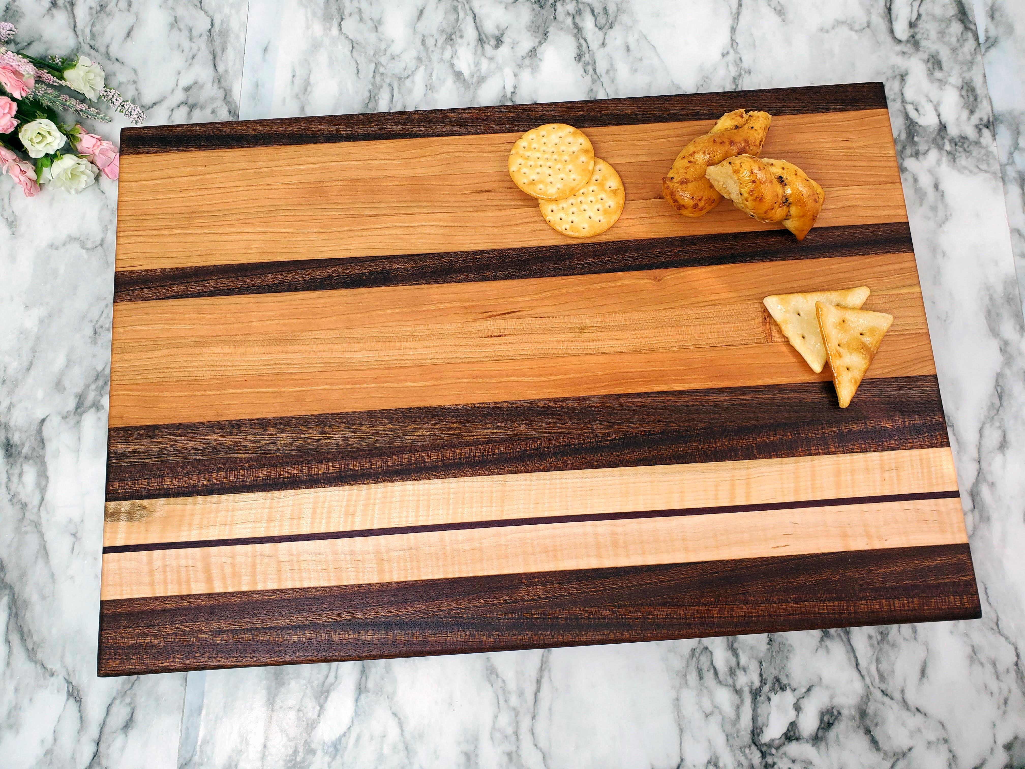Wood Cutting Board Set, Small Set of 3, Walnut Cherry and Maple Cutting  Boards, Chopping Board, Housewarming Gift, Edge Grain, Made in USA 
