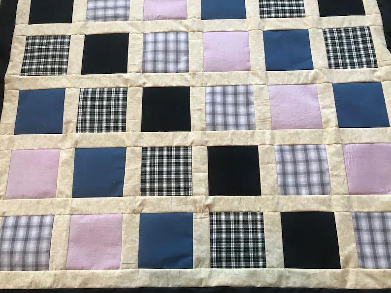 Memory blankets made online from shirts