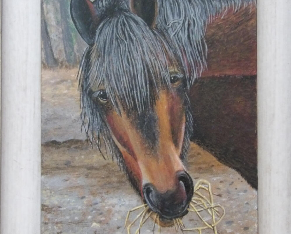 CLoseup of Horse Painting