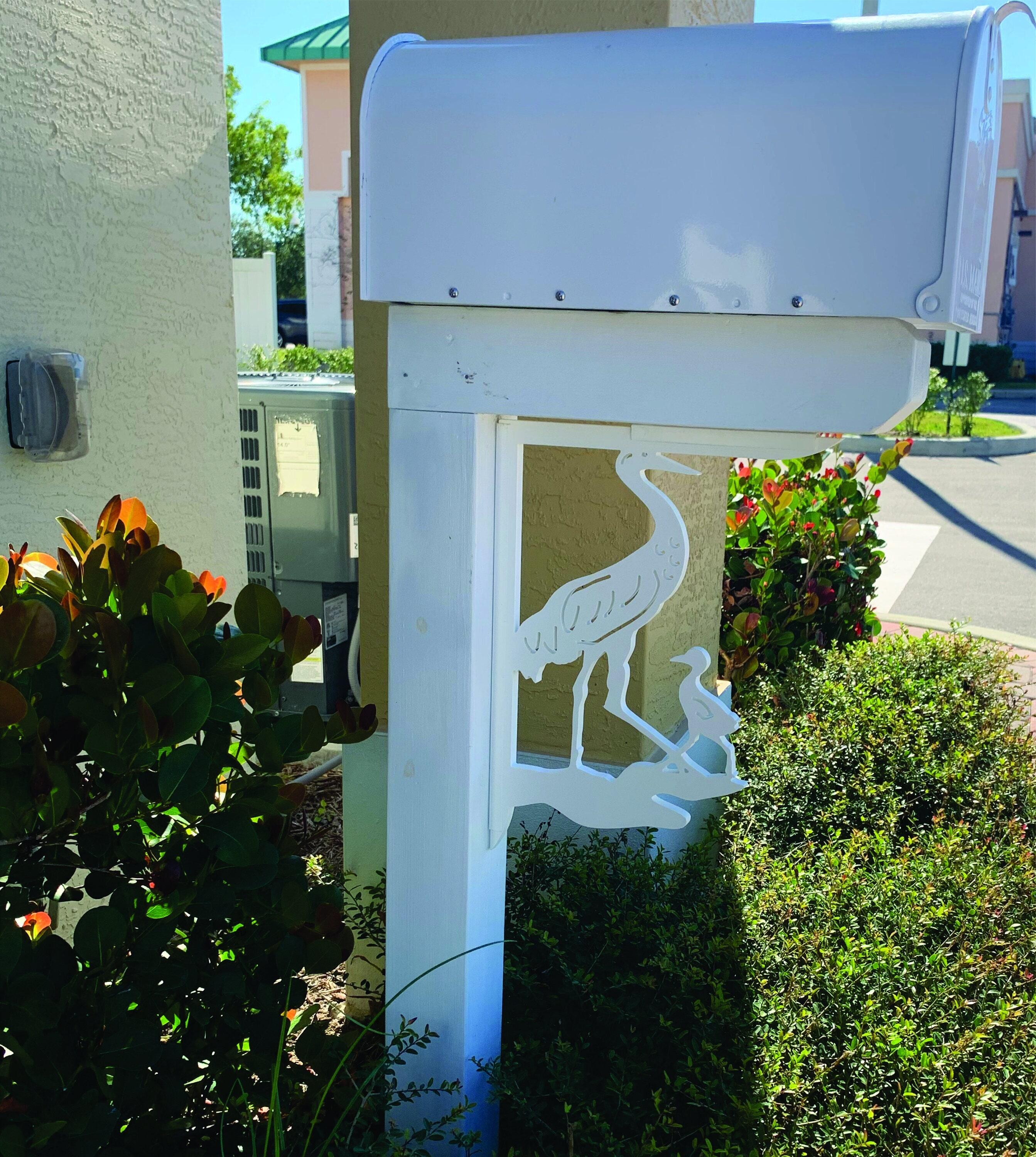 Mailbox Bracket - Sailfish Large 16x21 outlet inch, Custom Mailbox, Coastal, Tropical, Bracket, Outdoor Decor, Mailbox & Post Not Included