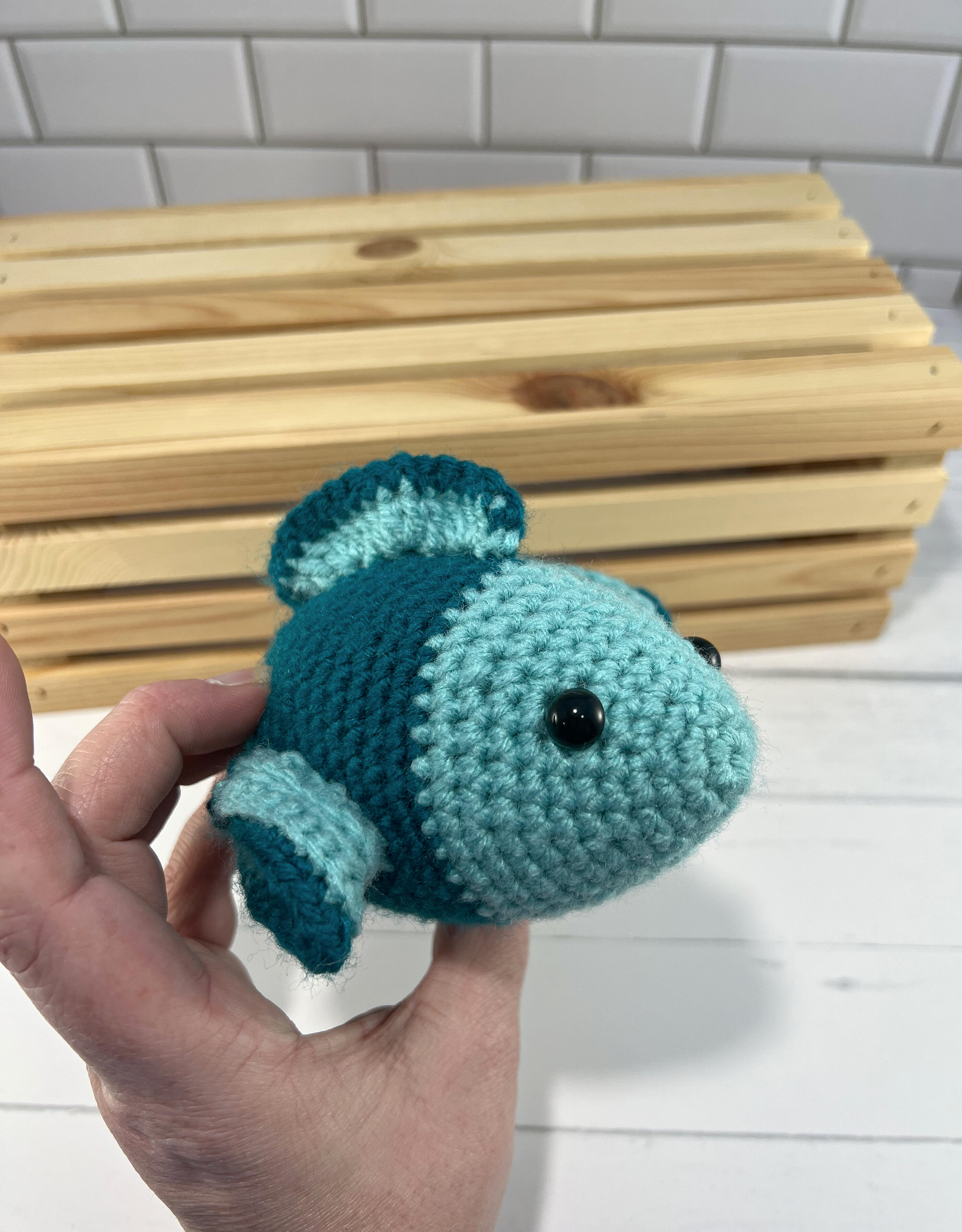 Crochet Fish Stuffed Animal