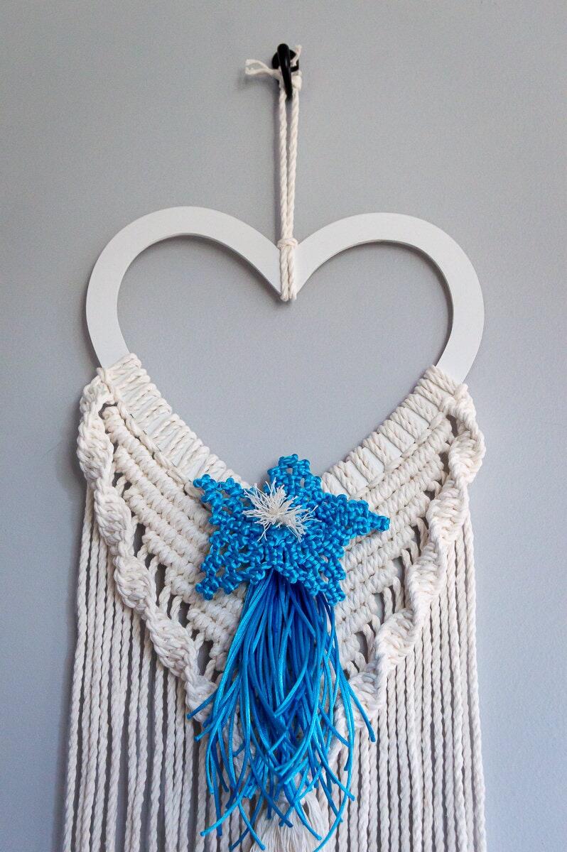 Custom/Made to Order order Macrame Heart Wall Hanging