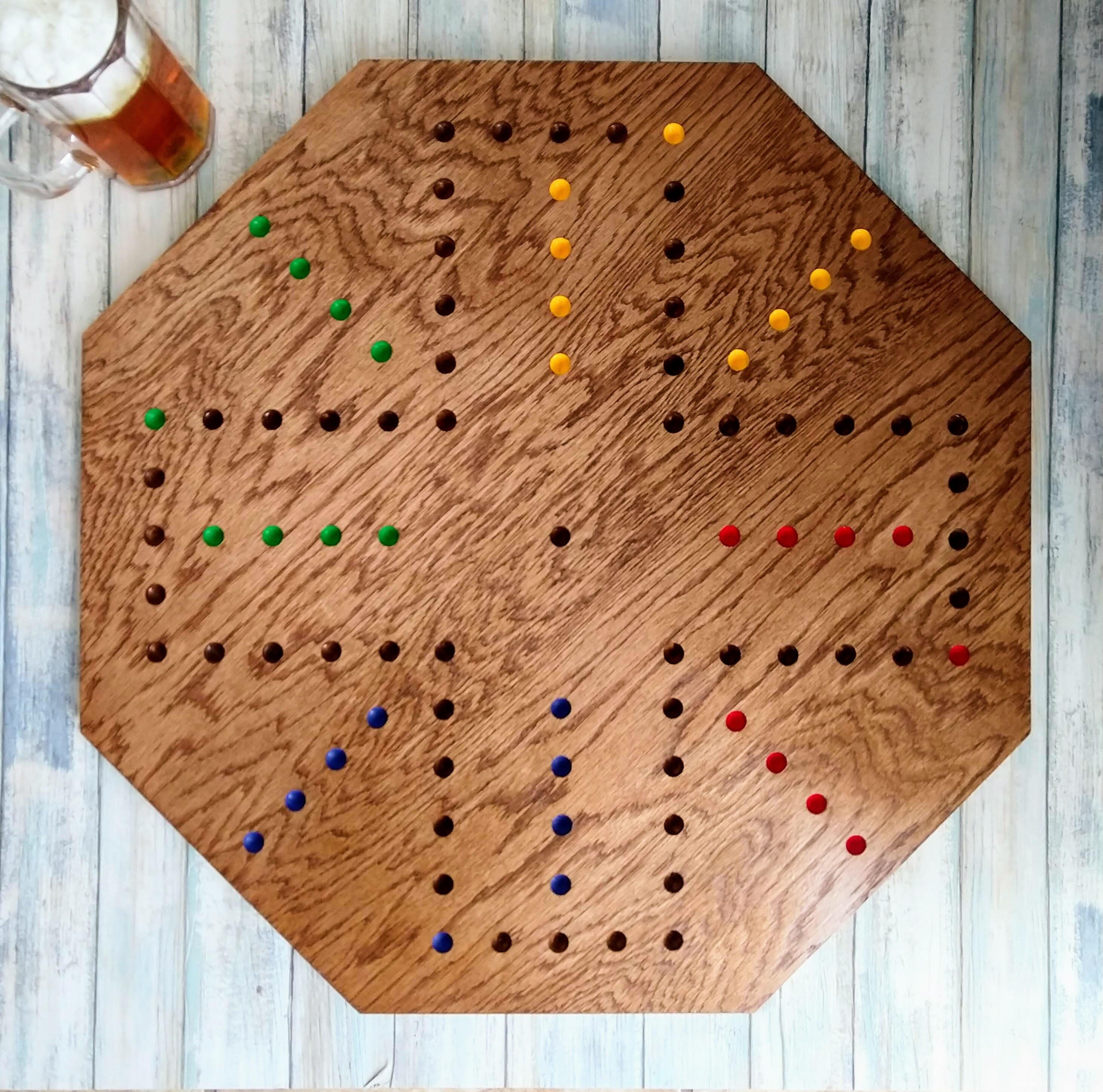 Wooden marble sale game board aggravation