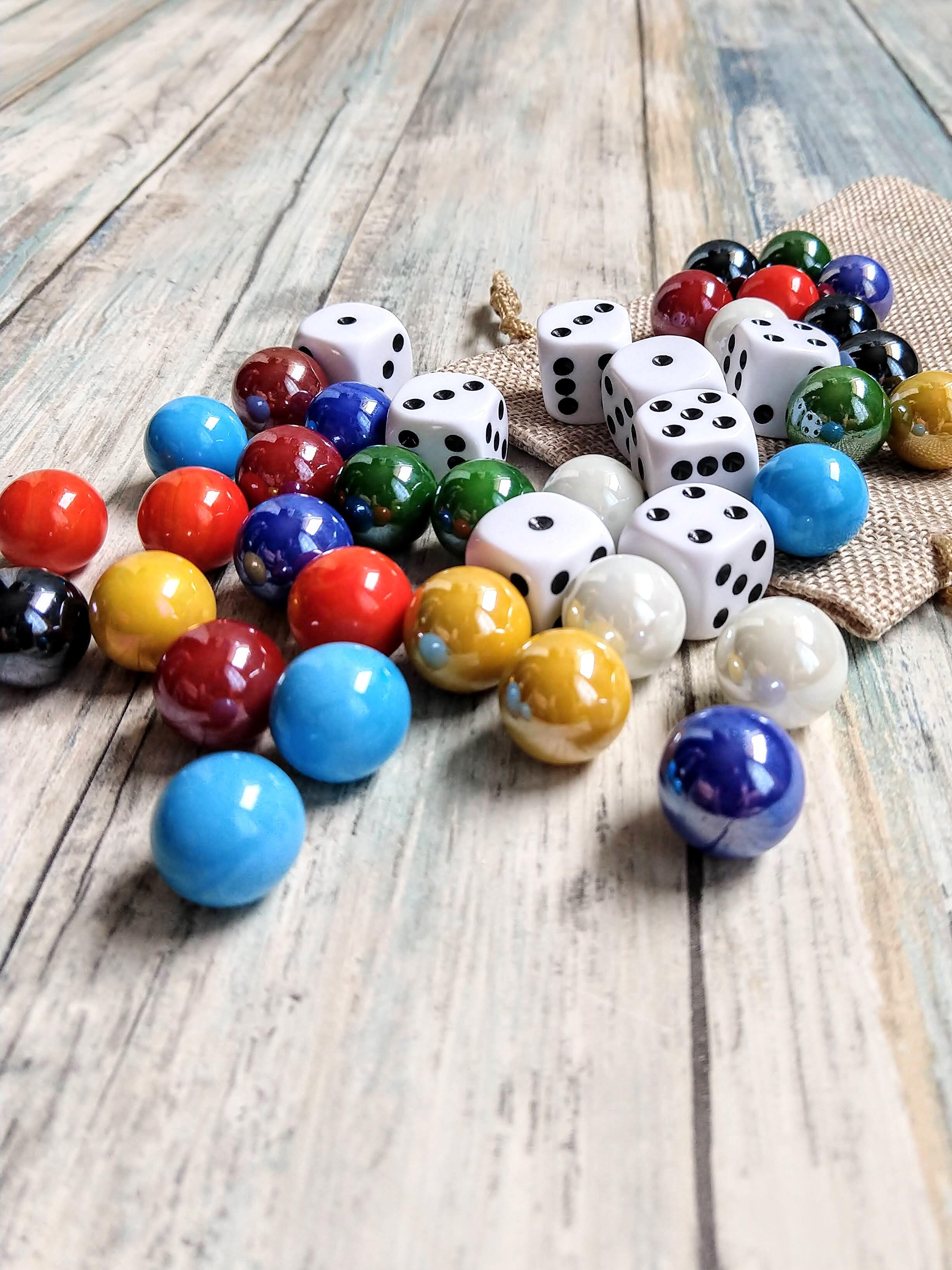 Aggravation Board Game 2 to 4 player. Hand made. Wahoo, Marble