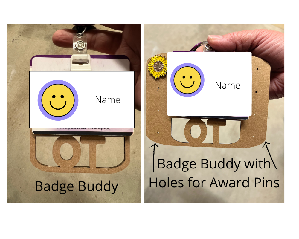 Badge Buddies Custom Nurse Gift Personalized Glitter Badge 