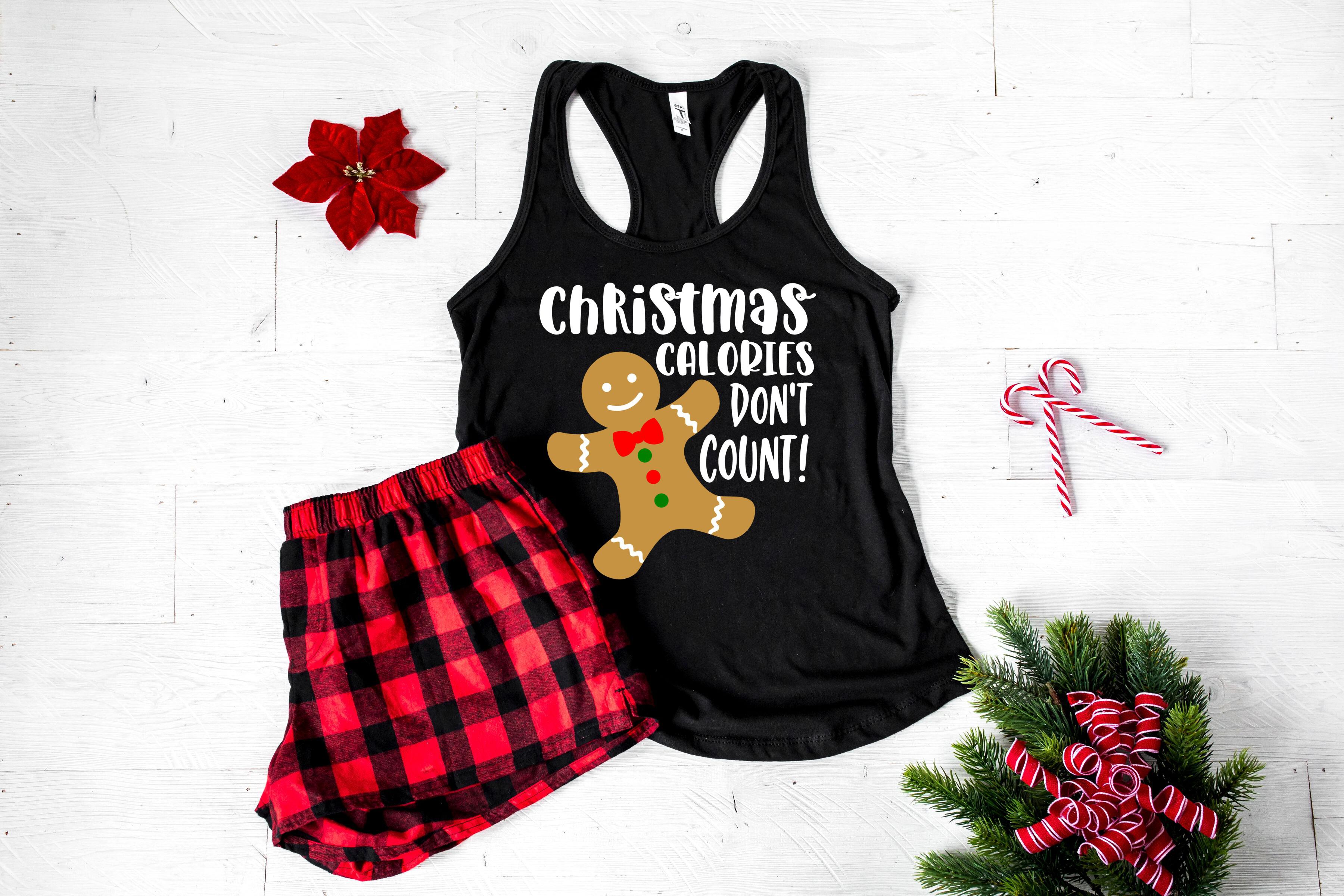 Holiday & Seasonal Christmas Christmas Calories Don't Count Funny Women's Christmas