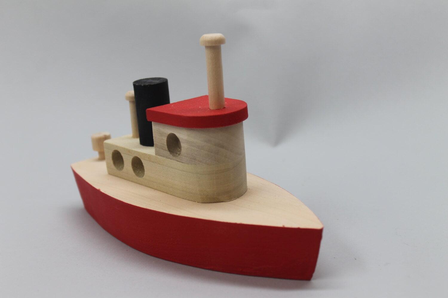 Wooden toy boats that hot sale float