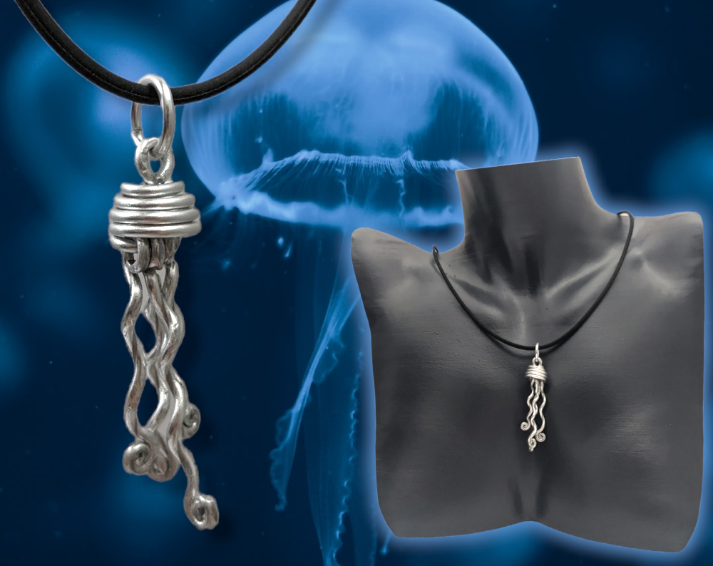 Jellyfish necklace by Bendi's