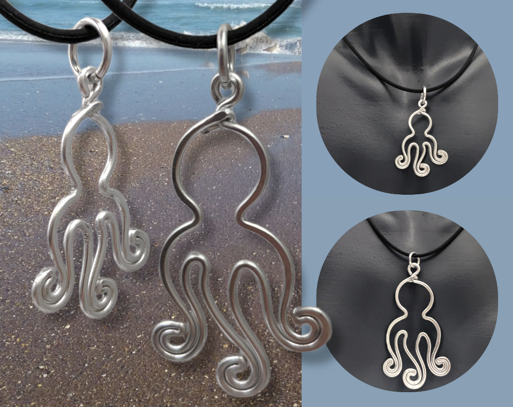 Octopus necklace by Bendi's