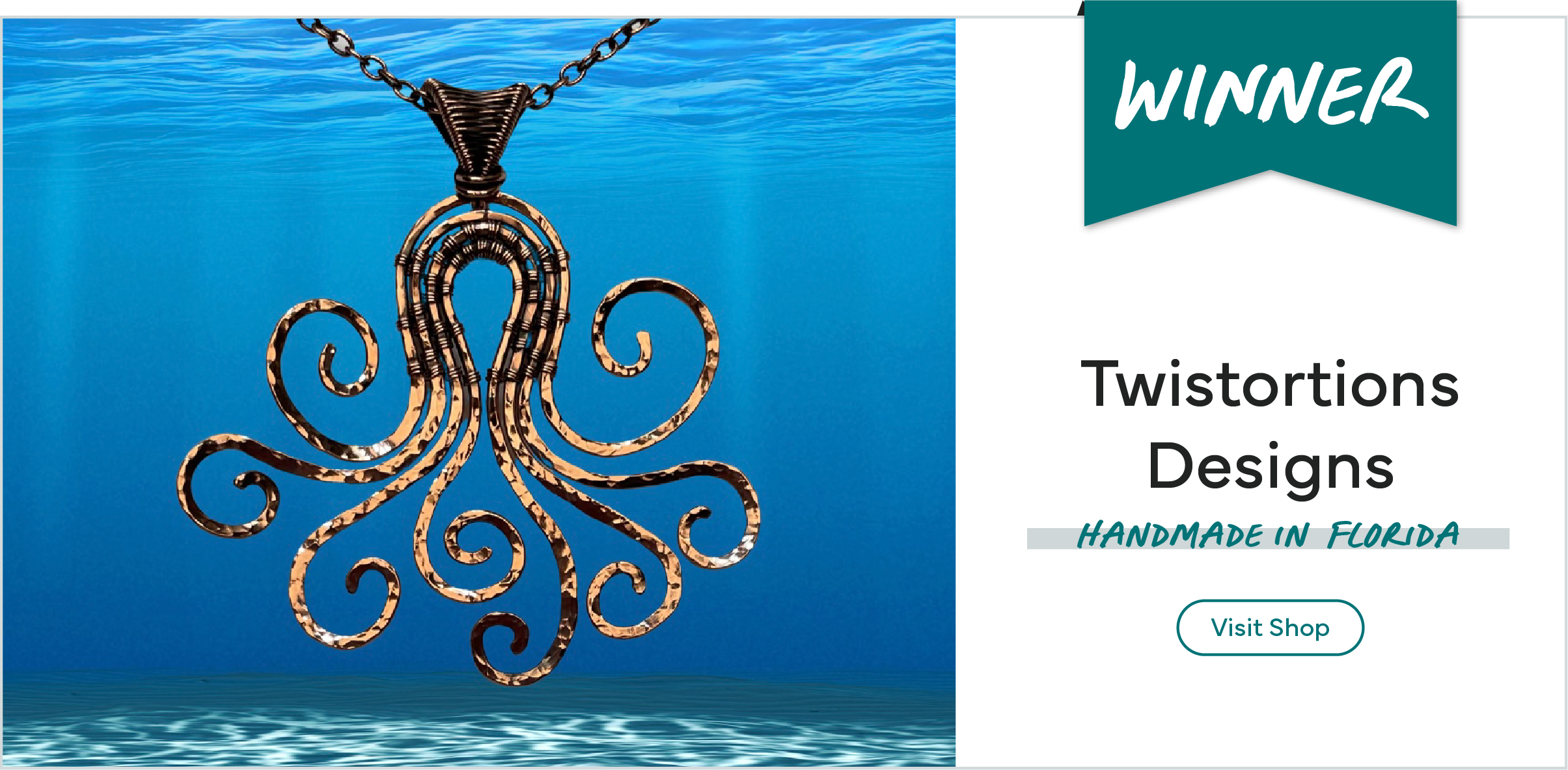 Handmade Octopus Necklace