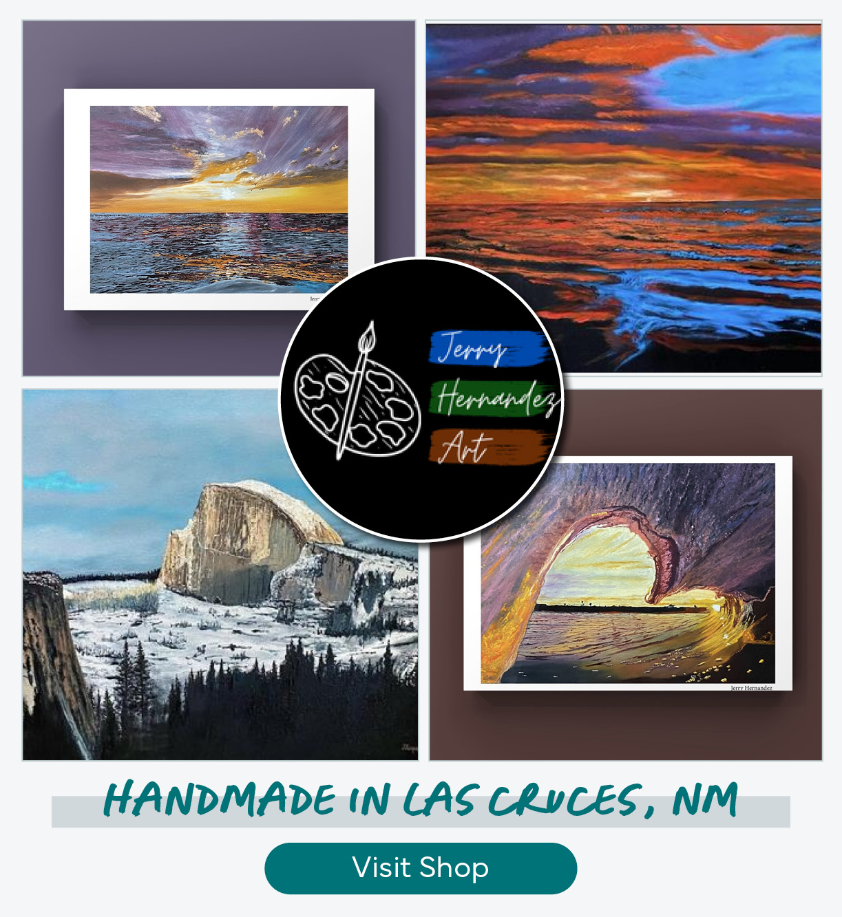 Handmade in New Mexico - Oil Paintings by Jerry Hernandez