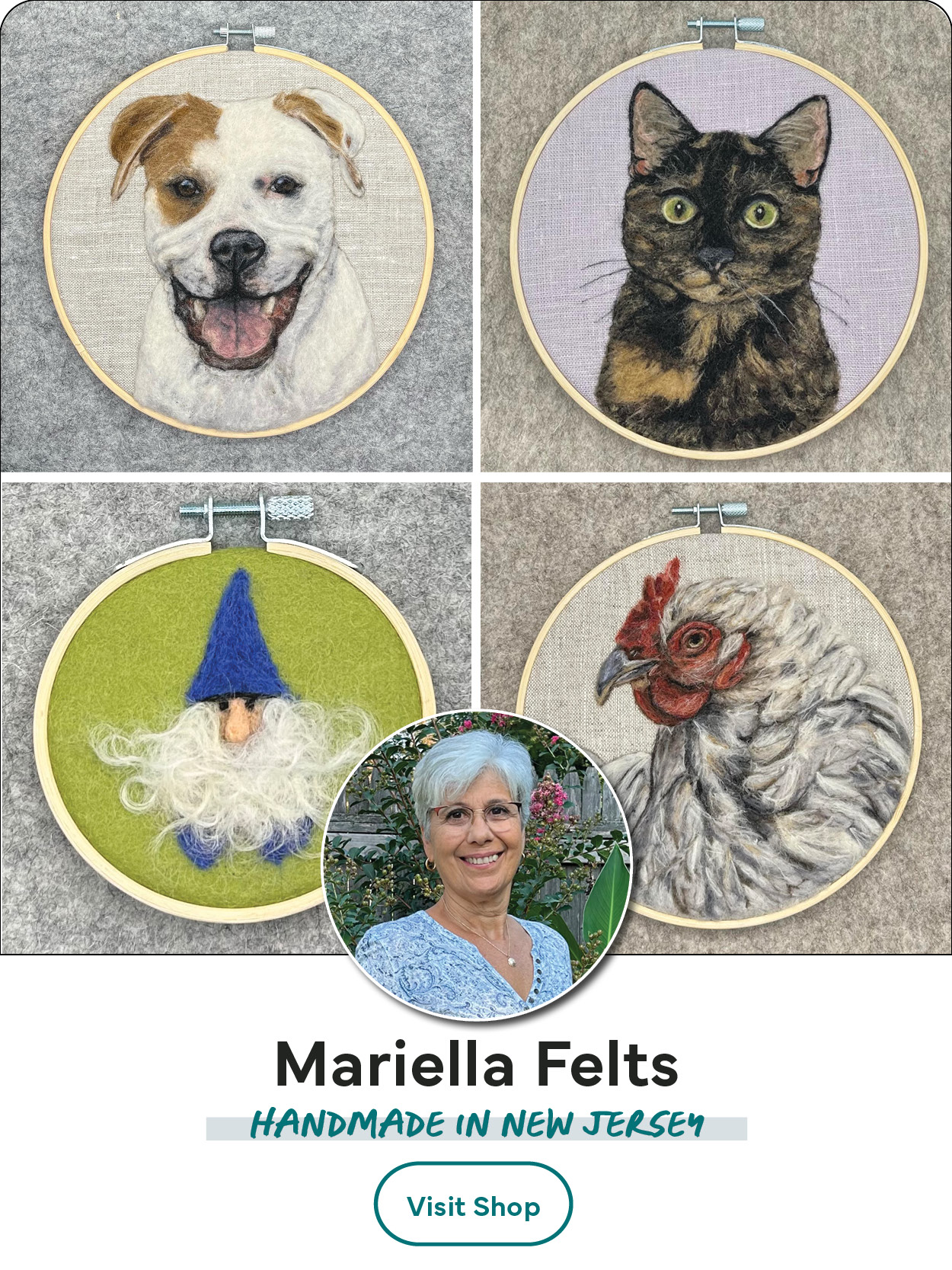 Handmade for Good - Featured Maker Mariella Felts
