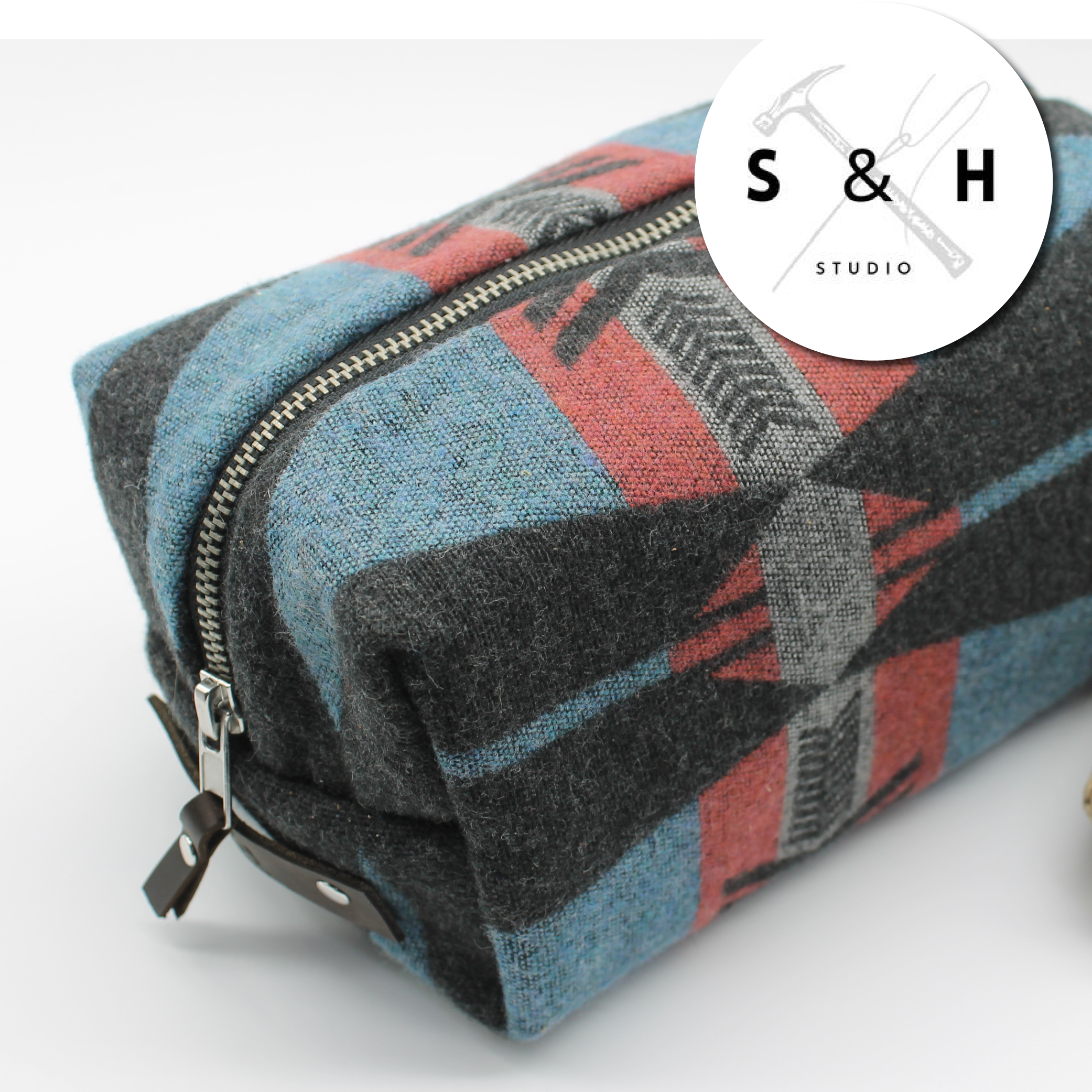 Stitch & Hammer Studio offers high quality handcrafted products made from genuine leather, waxed canvas and US milled wools.