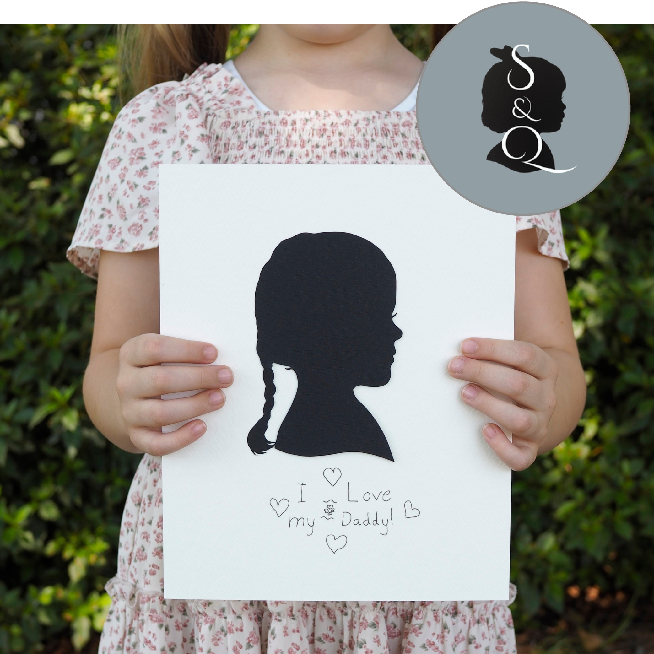 Custom, Hand Cut Silhouettes & Hand Lettered Scriptures
