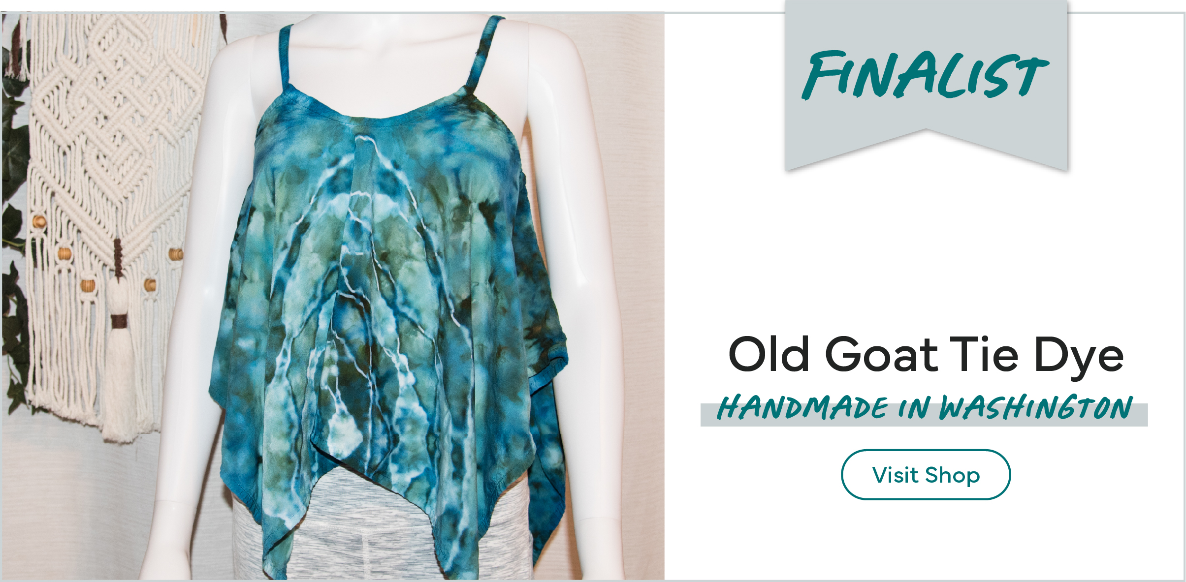 Tie Dye Small - Asymmetrical Camisole