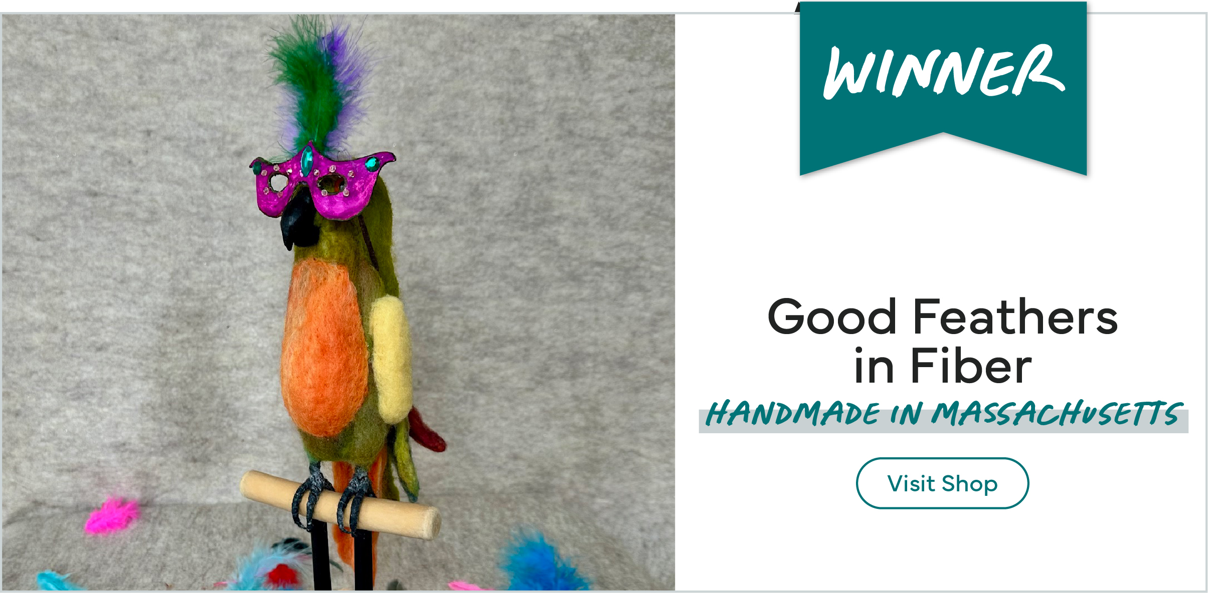Maribelle du Beak - Parrot ready to party!