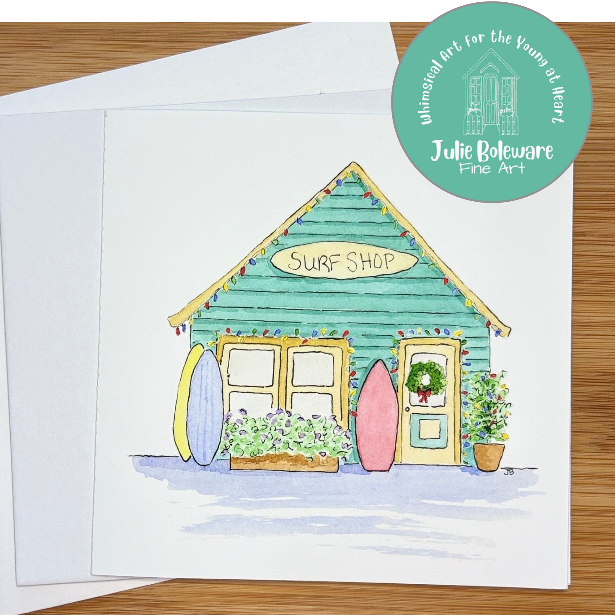 Julie Boleware Fine Art Whimsical Watercolor and Ink Giclee Prints