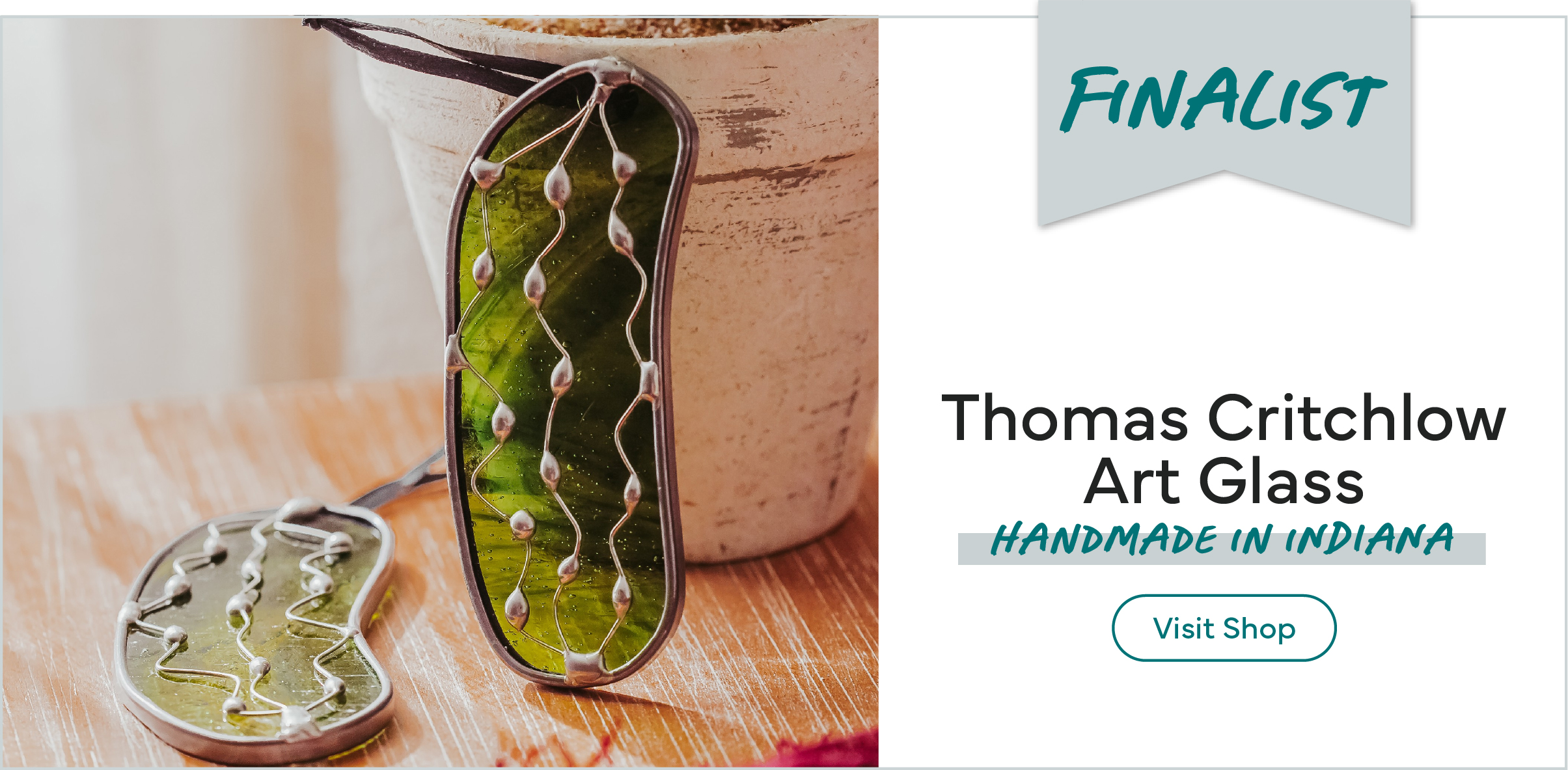 Thomas Critchlow Art Glass: In a Pickle Maker Challenge Finalist