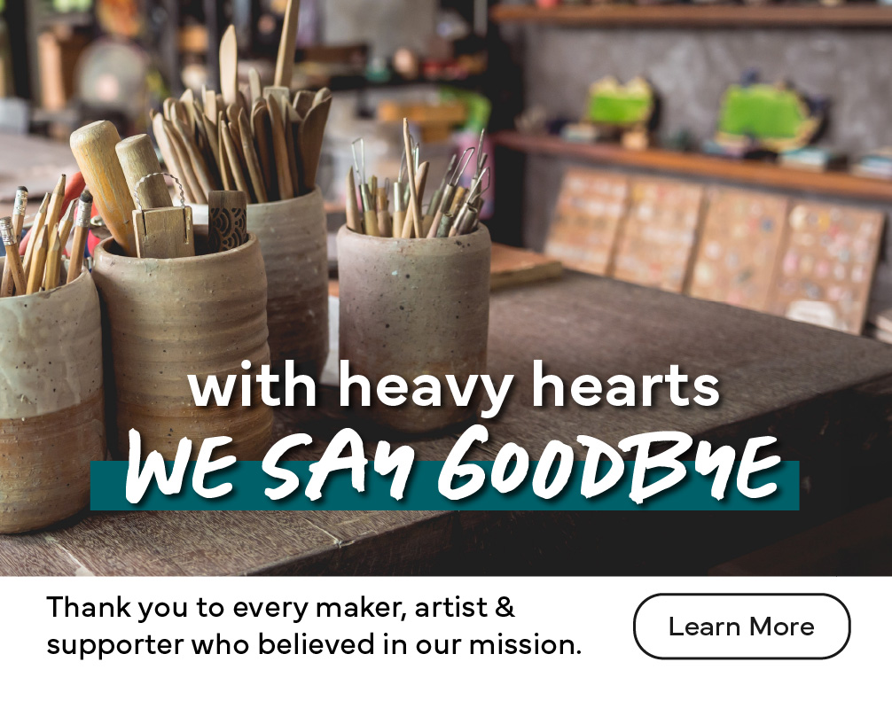 Handmade for Good: Directly support artists and makers. 2% of every sale is donated to children's charities.