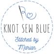 knot sew blue
